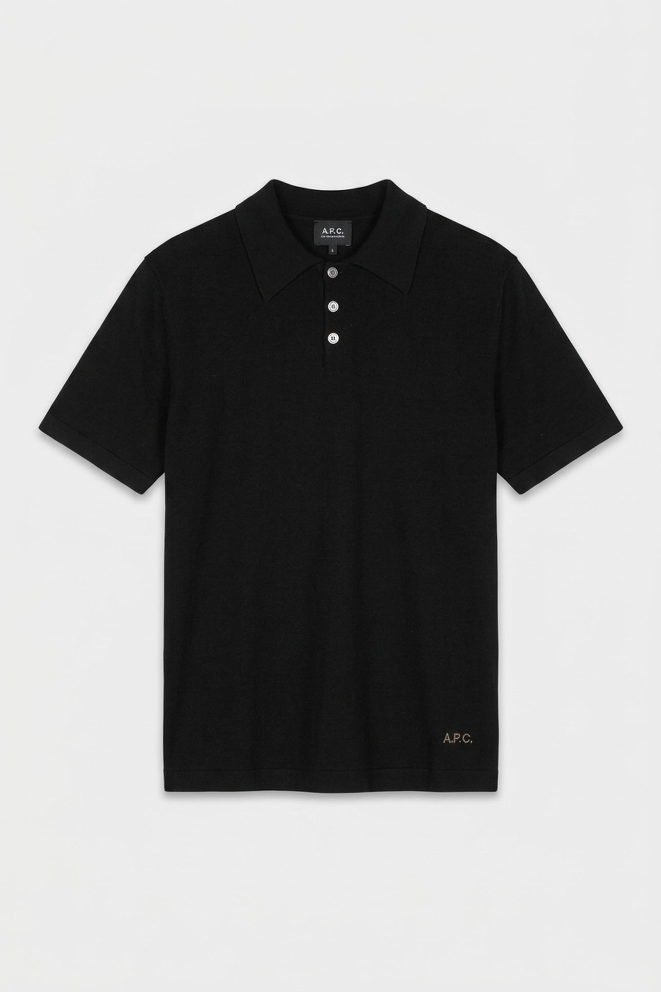 UNISEX POLO BLACK 4