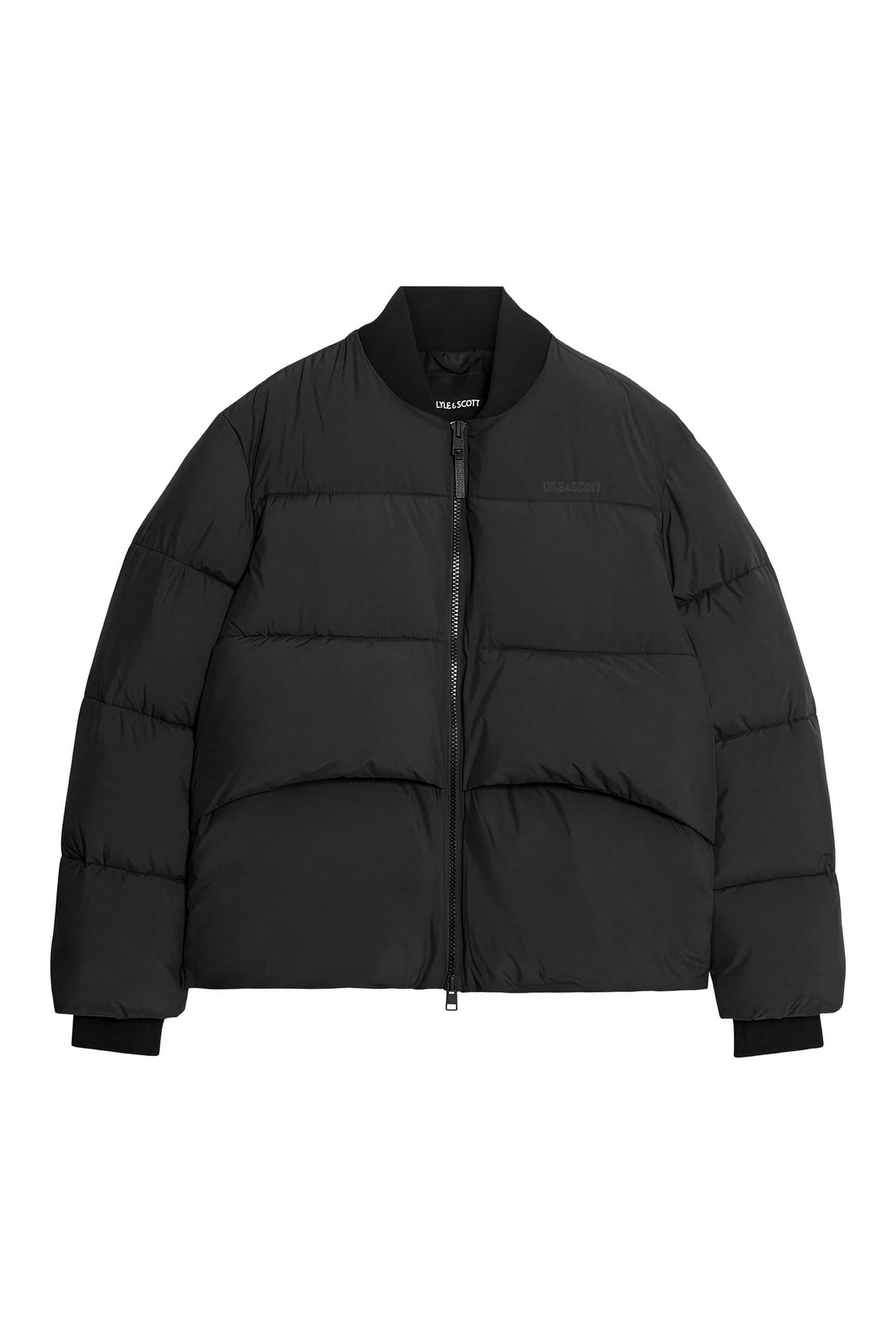 PUFFER BOMBER JACKET JET BLACK 5