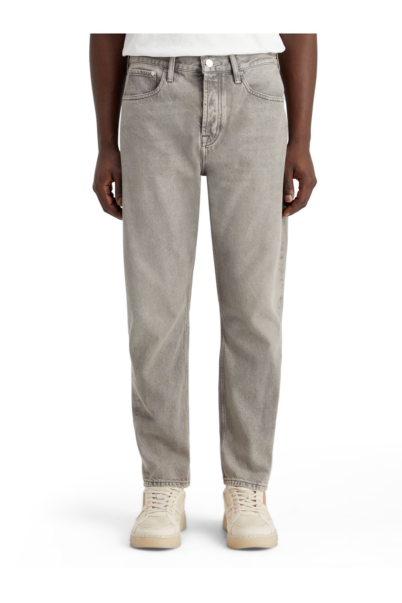 CORE DEAN LOOSE TAPERED JEANS GREY ROAD MEDIUM GREY 1