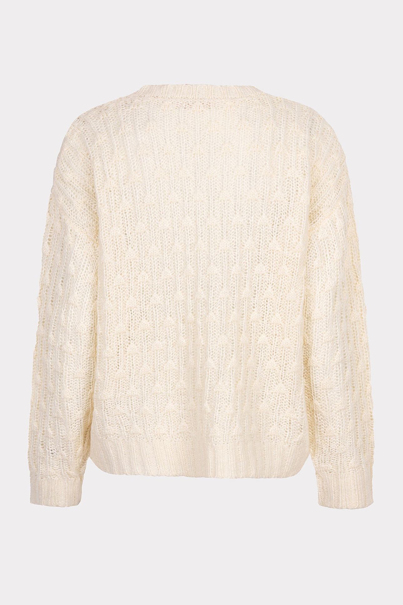 SWEATER AJOUR OFF WHITE 5