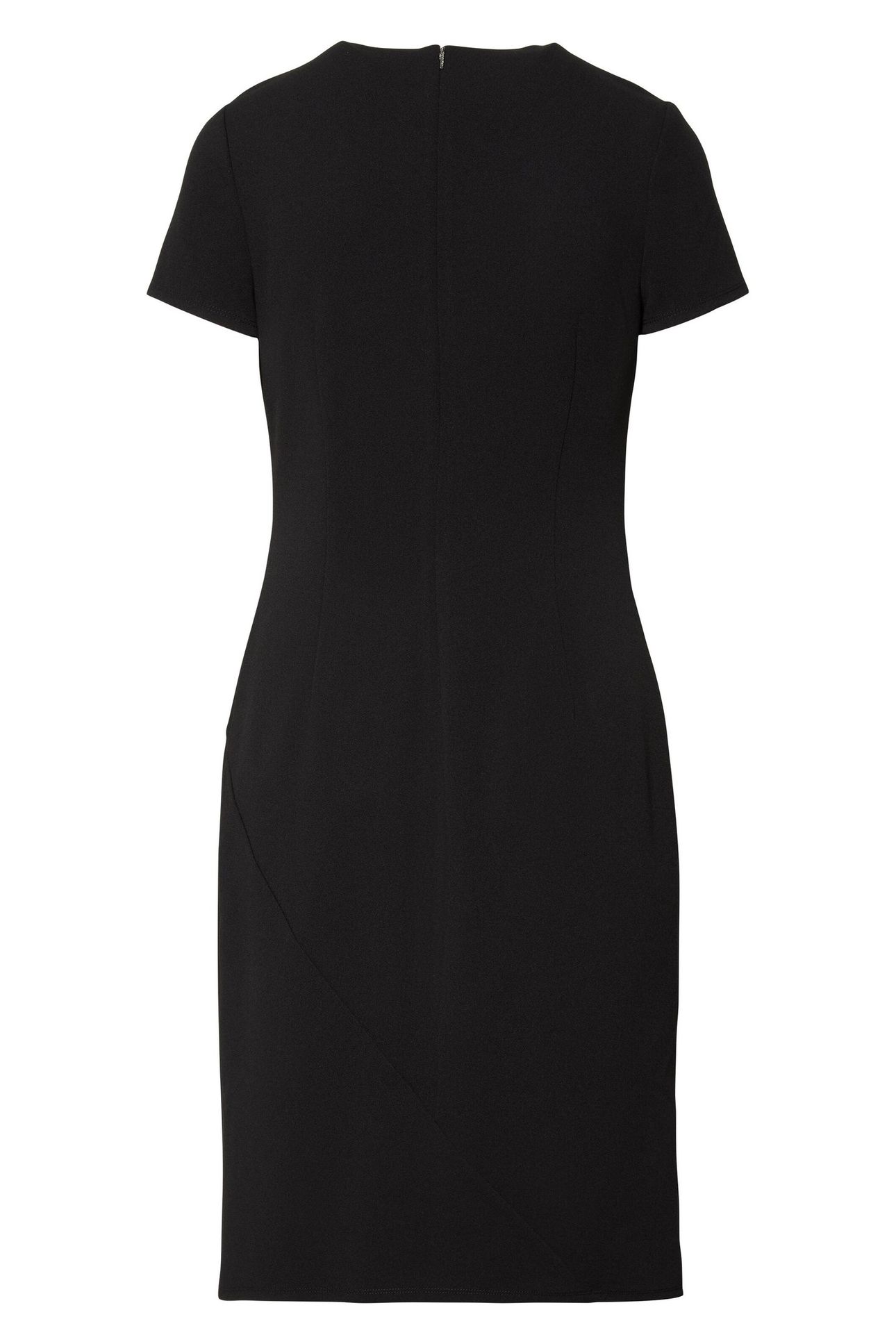 STRETCH CREPE SS DRESS BLACK 2