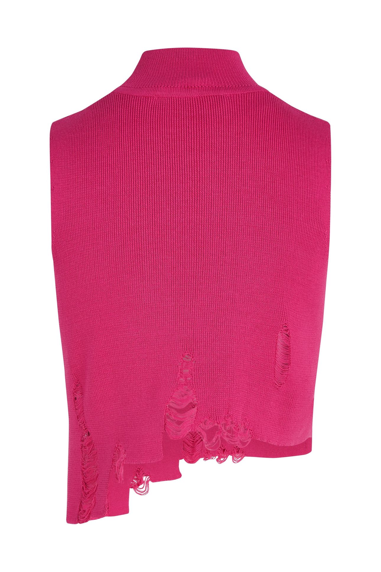 KLJ DISTRUCTED KNITTED TOP VERY BERRY 5