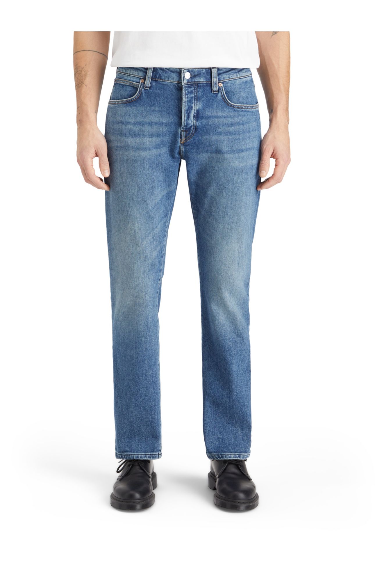 CORE THE ZEE STRAIGHT FIT JEANS BLUE MOVES NAVY 1