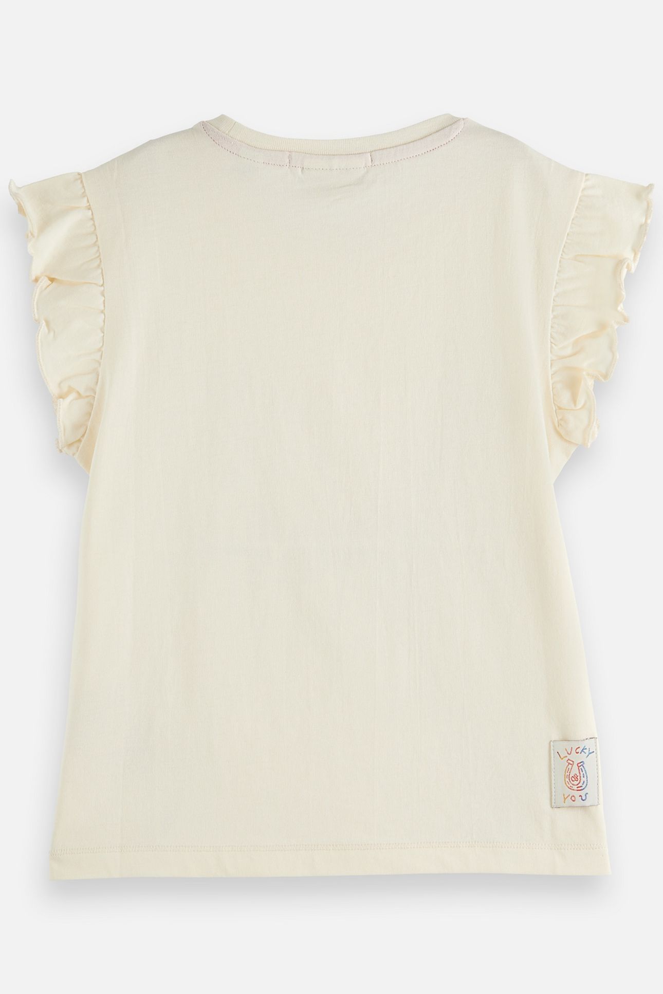 GIRLS FRONT ARTWORK RELAXEDFIT TSHIRT LIGHT BEIGE 2