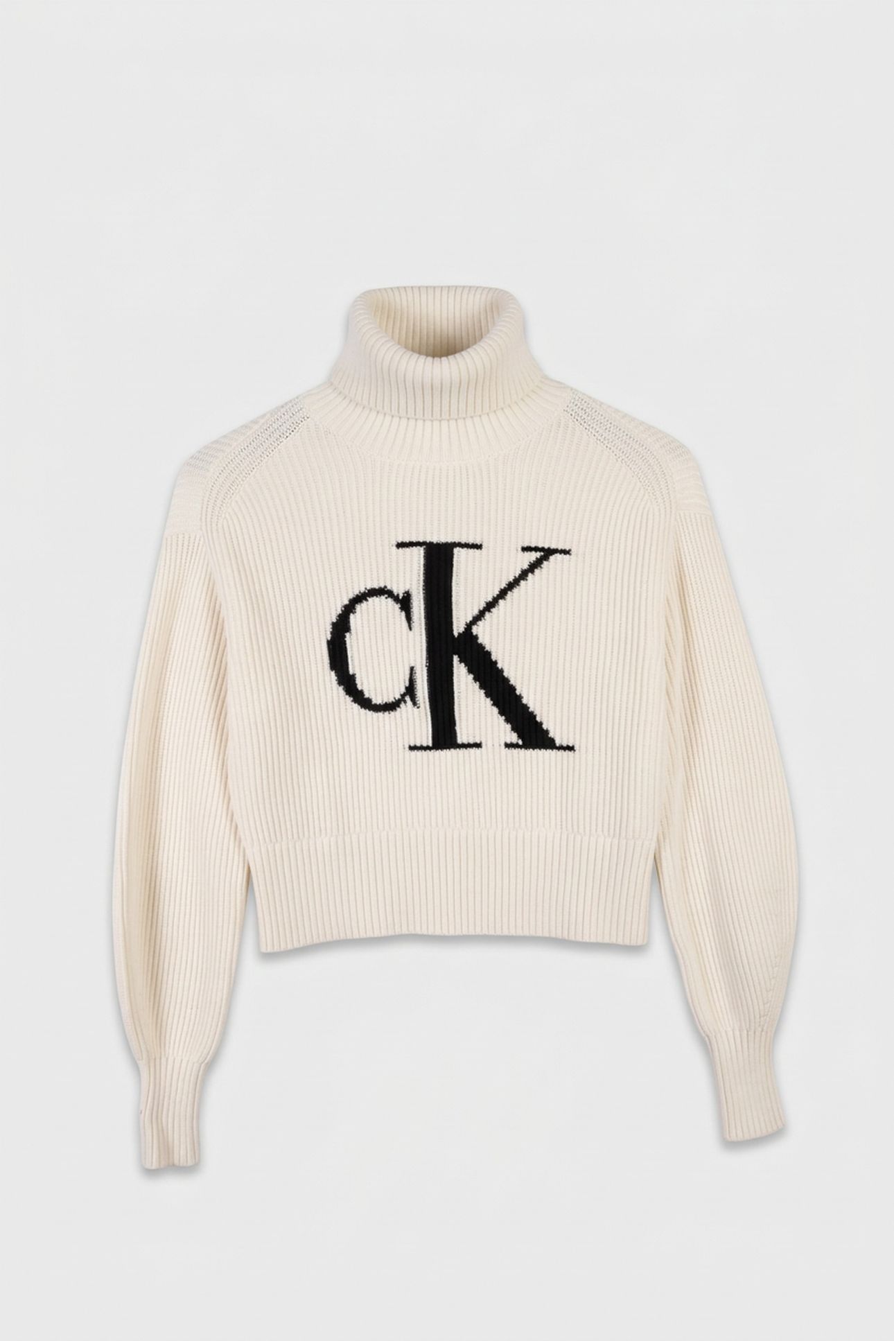 BLOWN UP LOOSE SWEATER IVORY 3