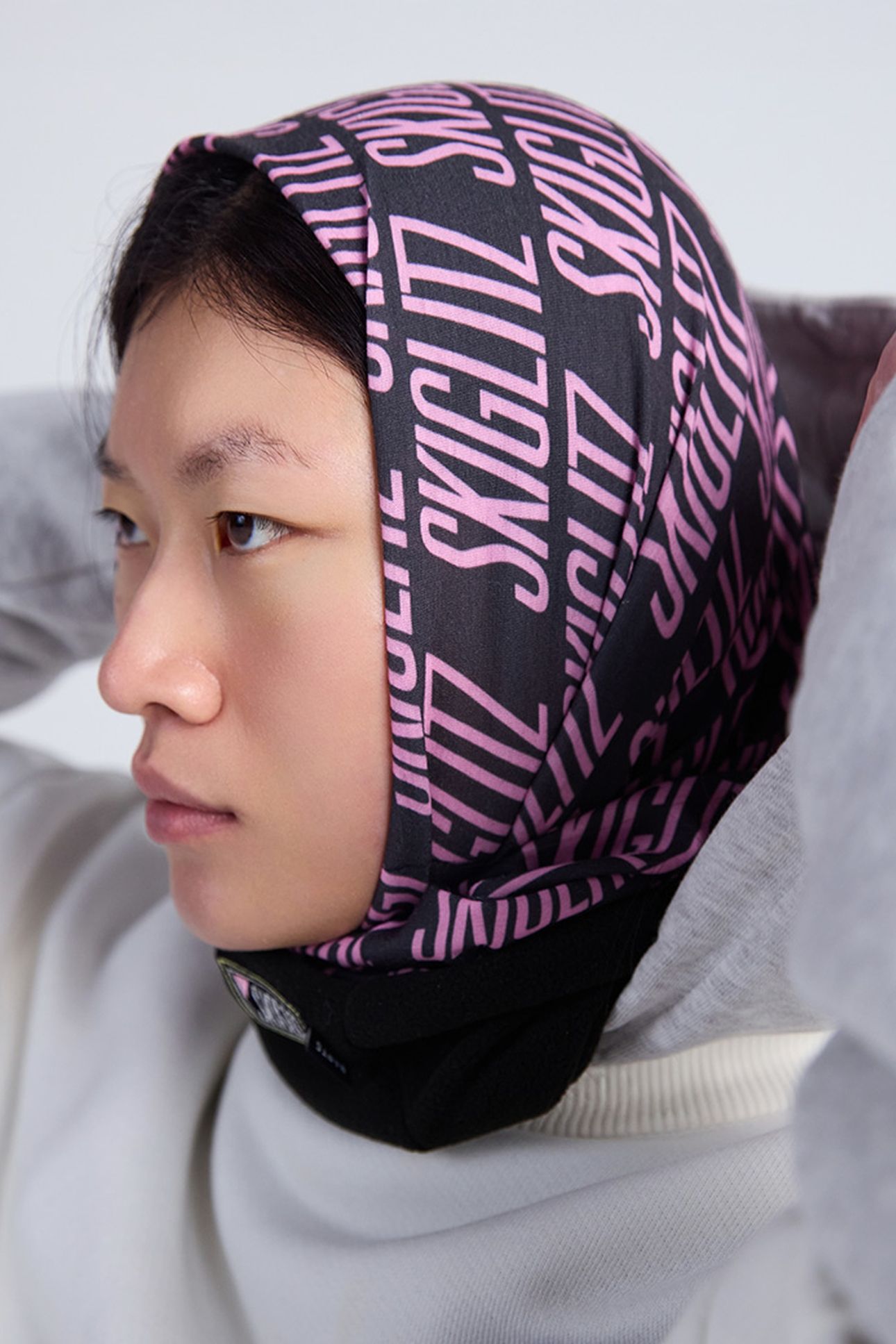 SKIGLITZ POLAR NECKWARMER PINK 2