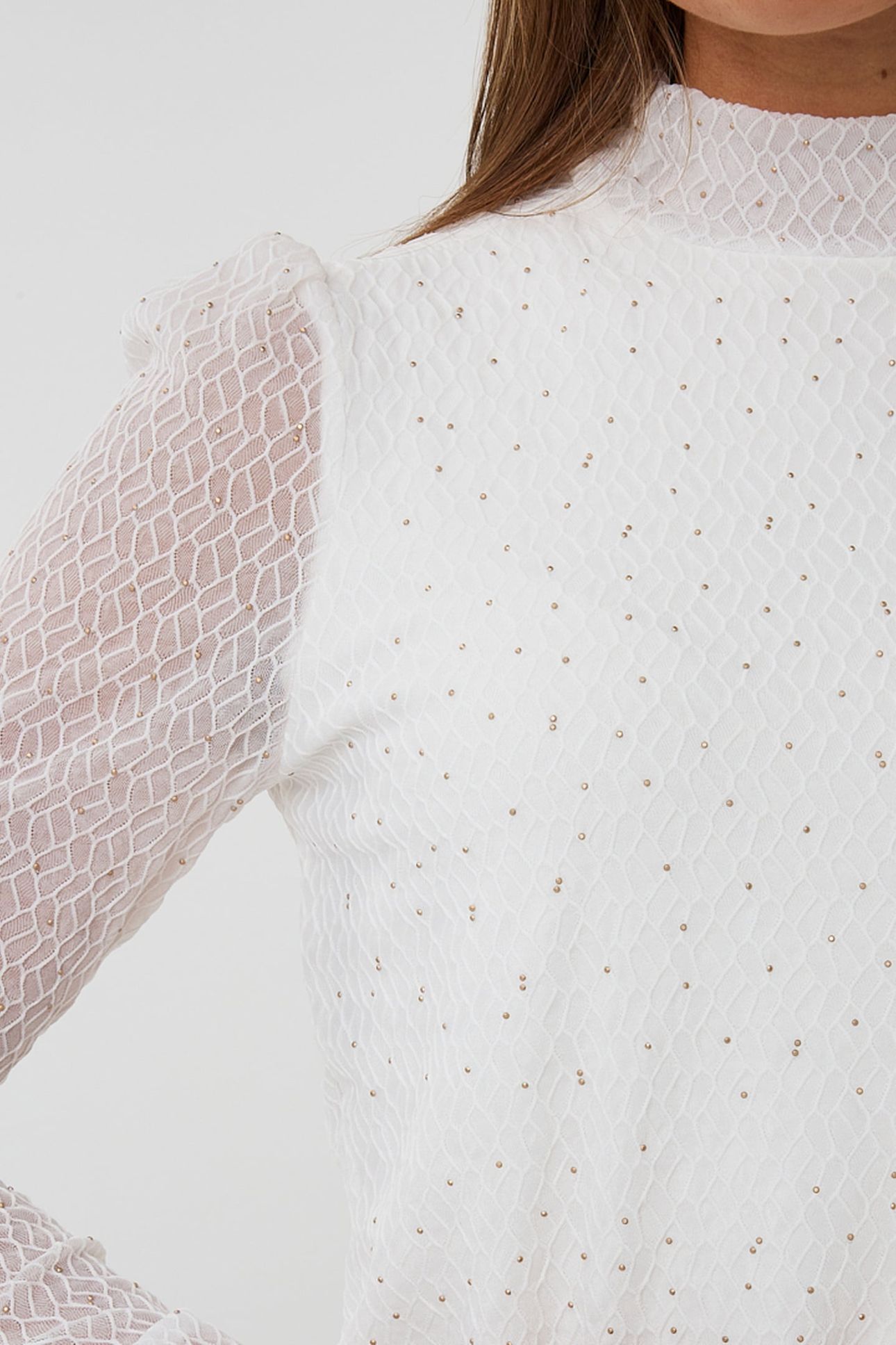 TOP FANCY EMBELLISHED OFF WHITE 7