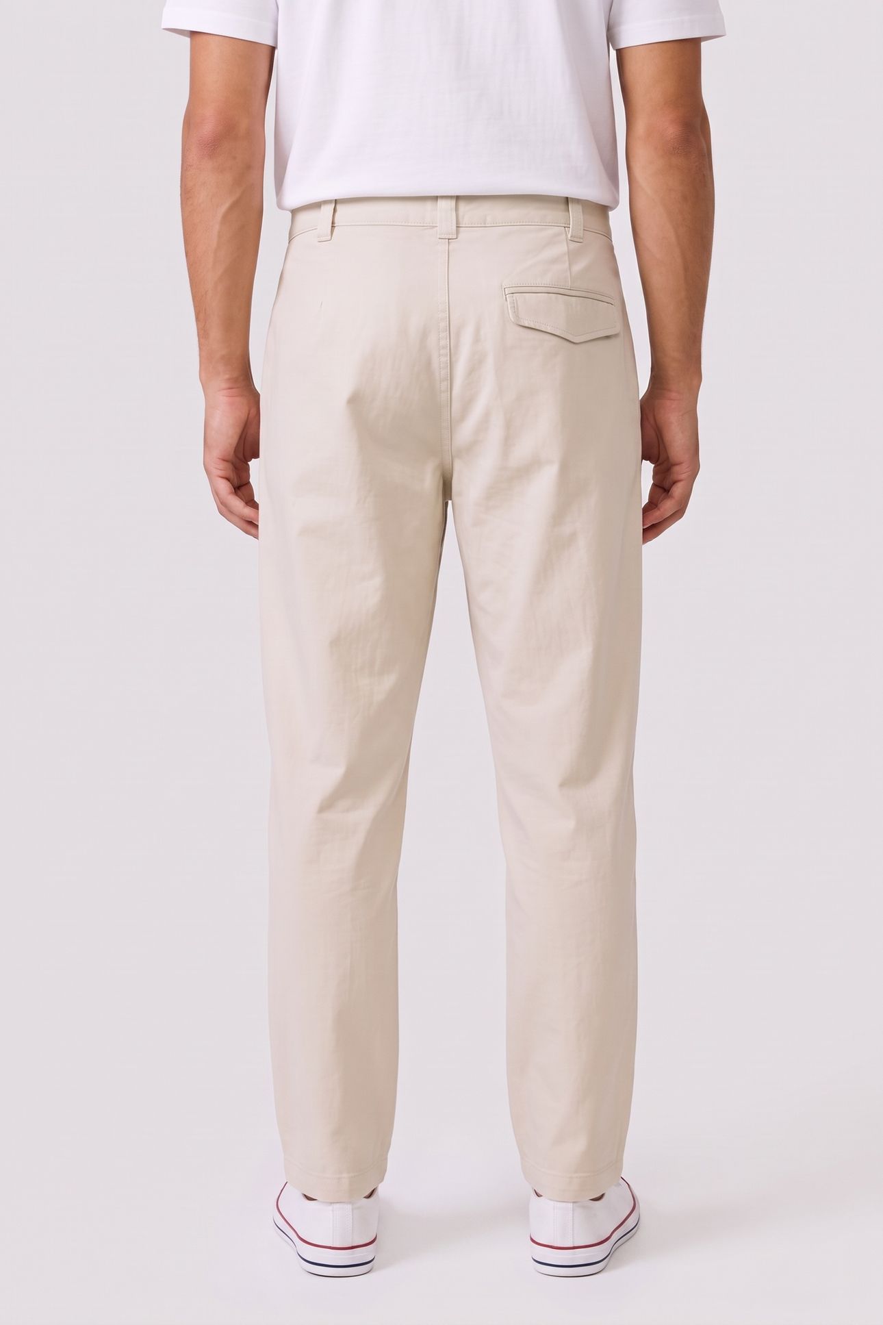 UNISEX TROUSERS RENATO ECRU 3