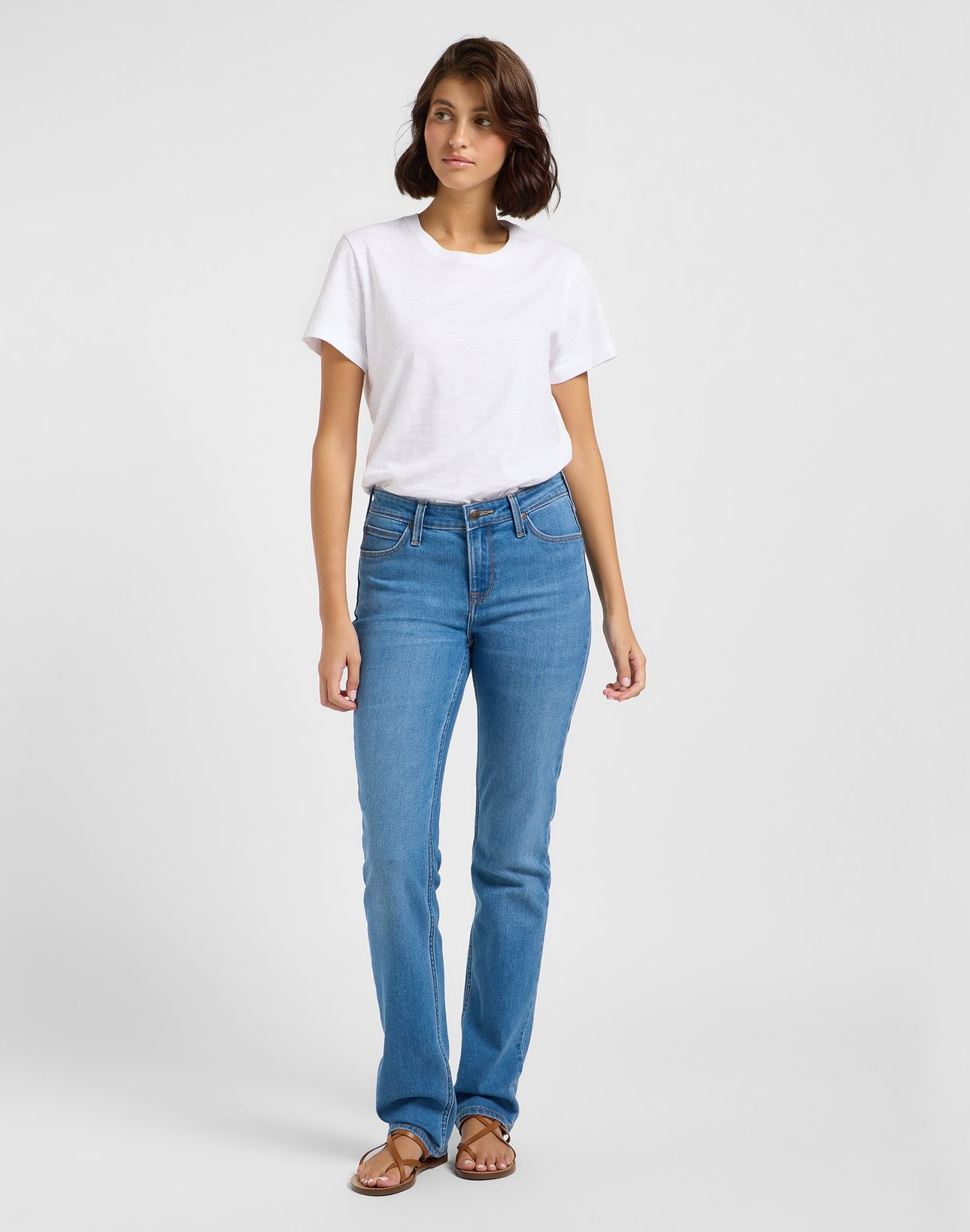 MARION STRAIGHT DARK CURRENTS STRAIGHT JEANS DENIM BLUE 2