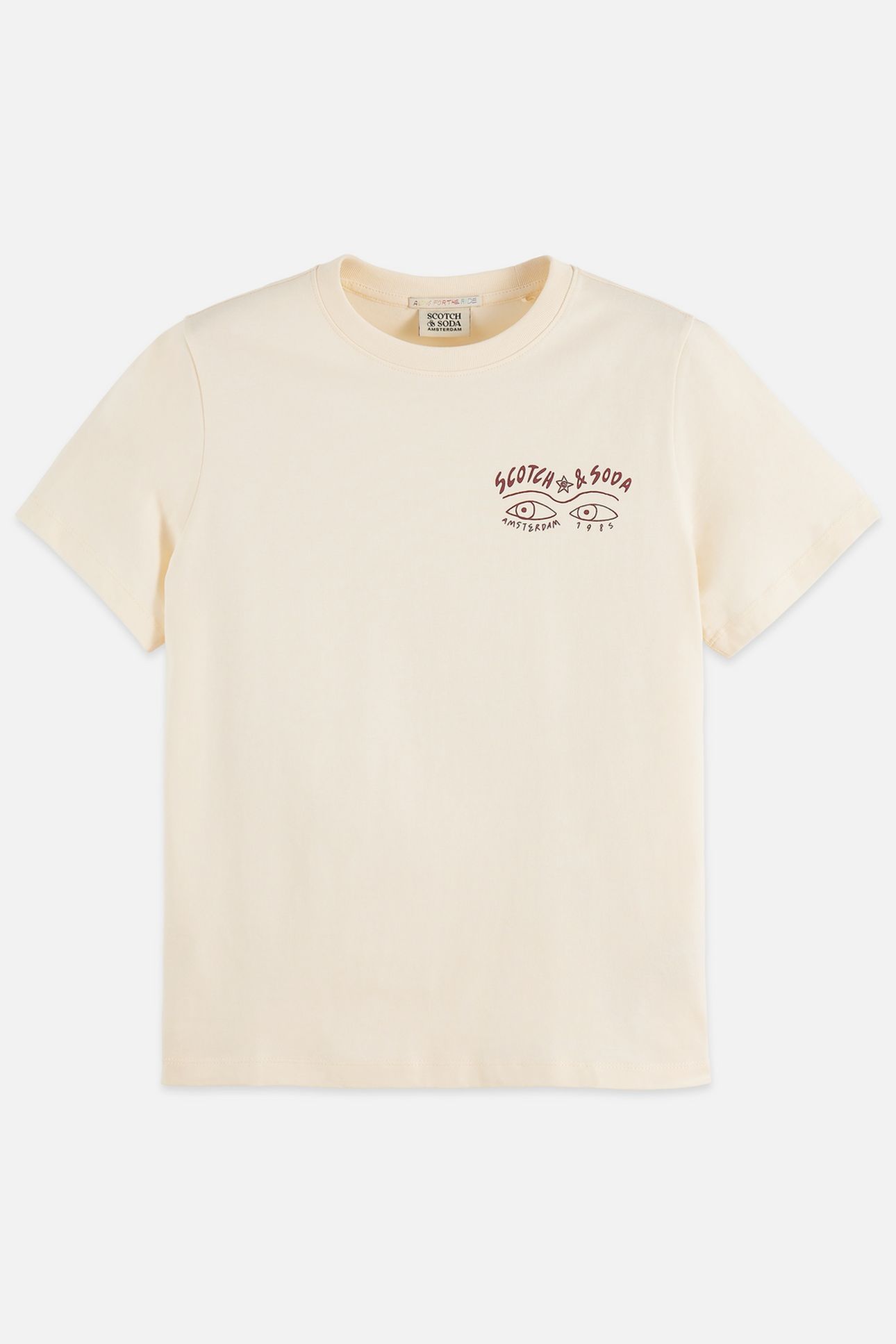 SMALL CHEST ARTWORK REGULAR FIT T-SHIRT EGGNOG 4