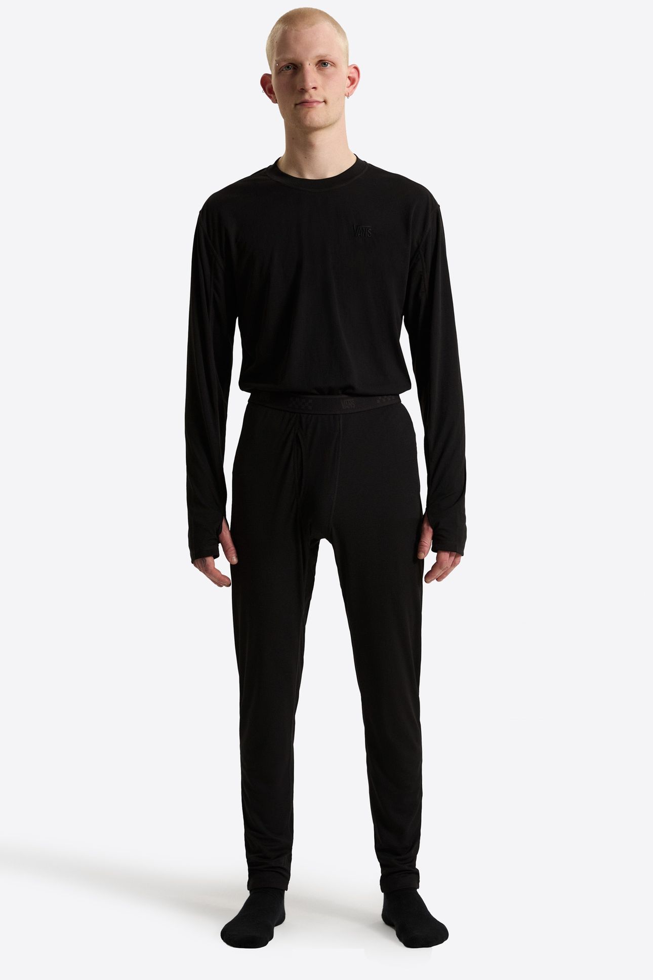 CASCADE BASE LAYER TOP BLACK 1
