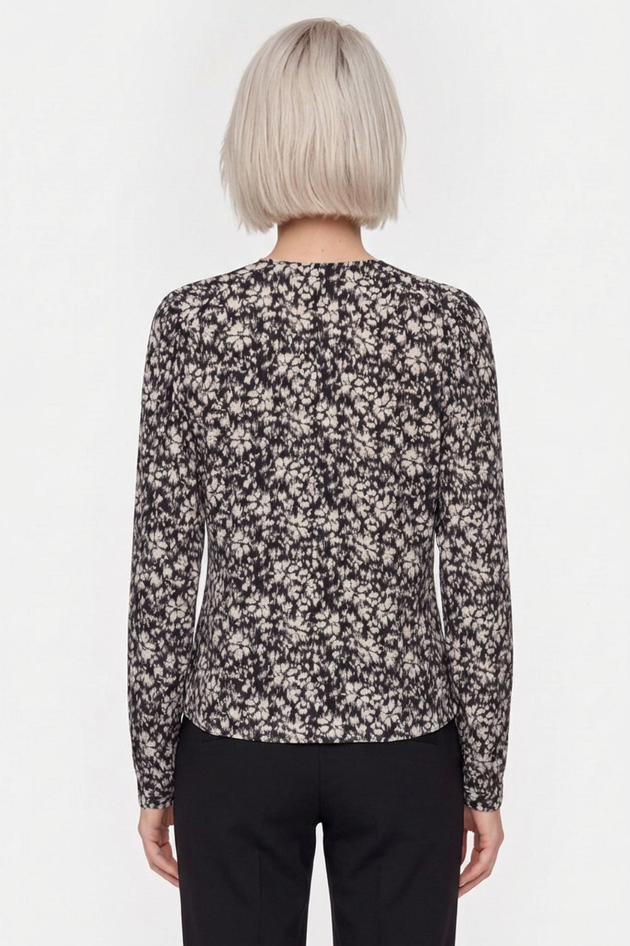 EDDY BLOUSE BLACK WHITE 2