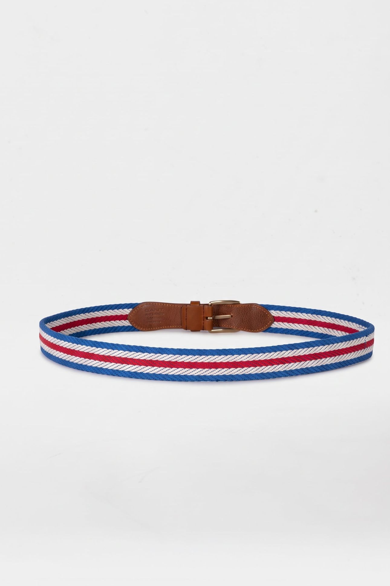 STRIPE WEBBING BELT RUBY RED 3