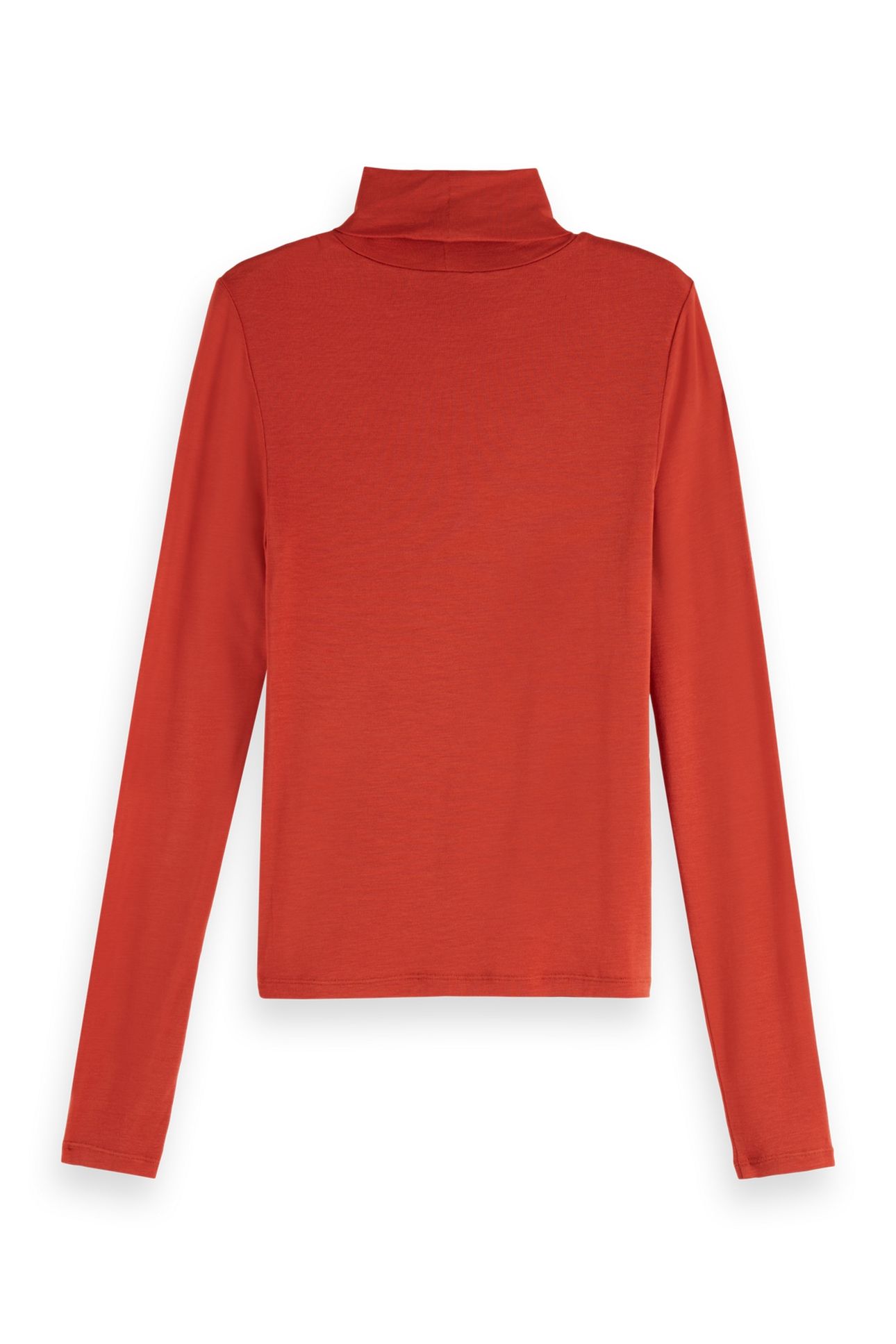 ROLL UP NECK LONG SLEEVE T-SHIRT KETCHUP 5