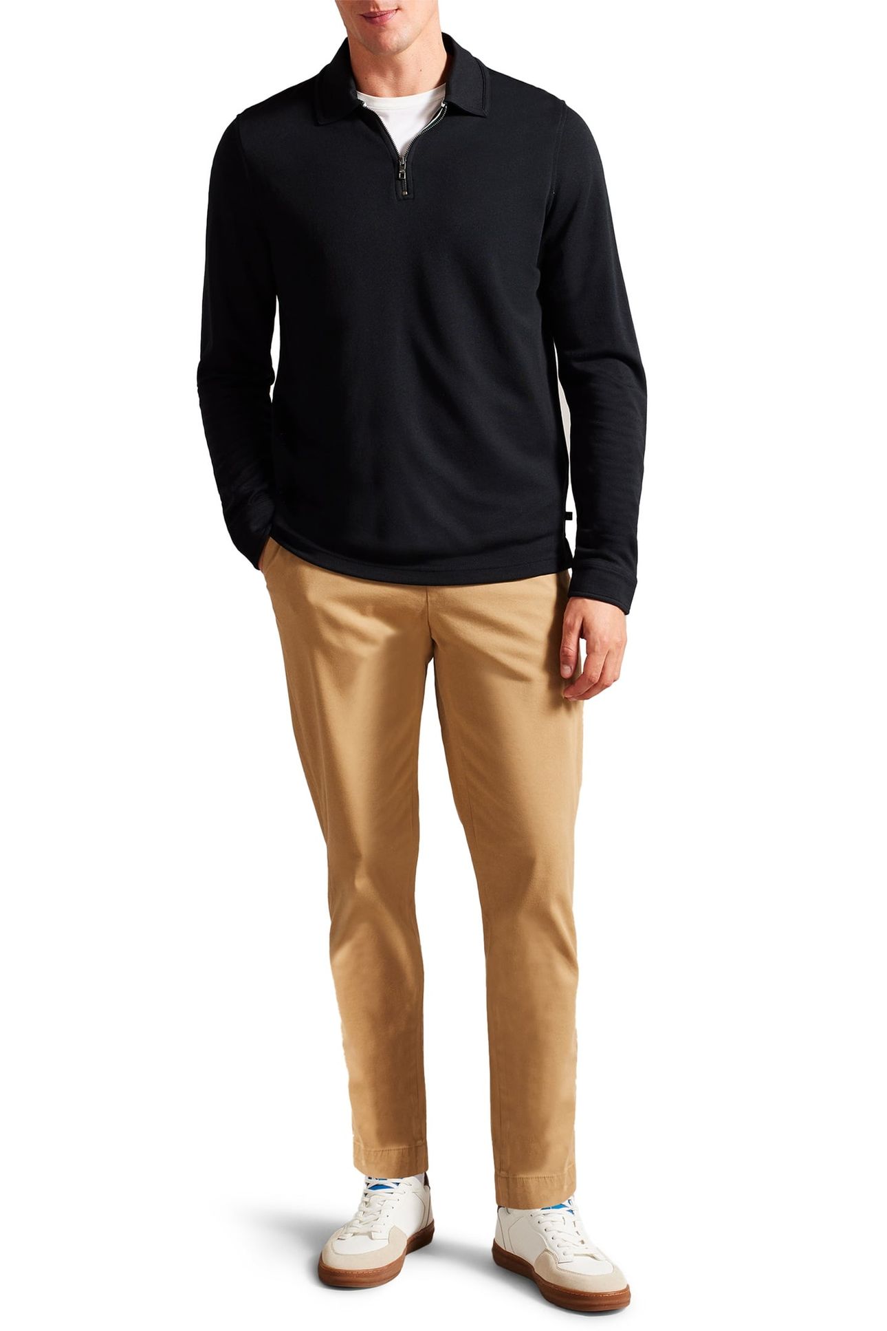 KARPOL LS REGULAR SOFT TOUCH POLO BLACK 1