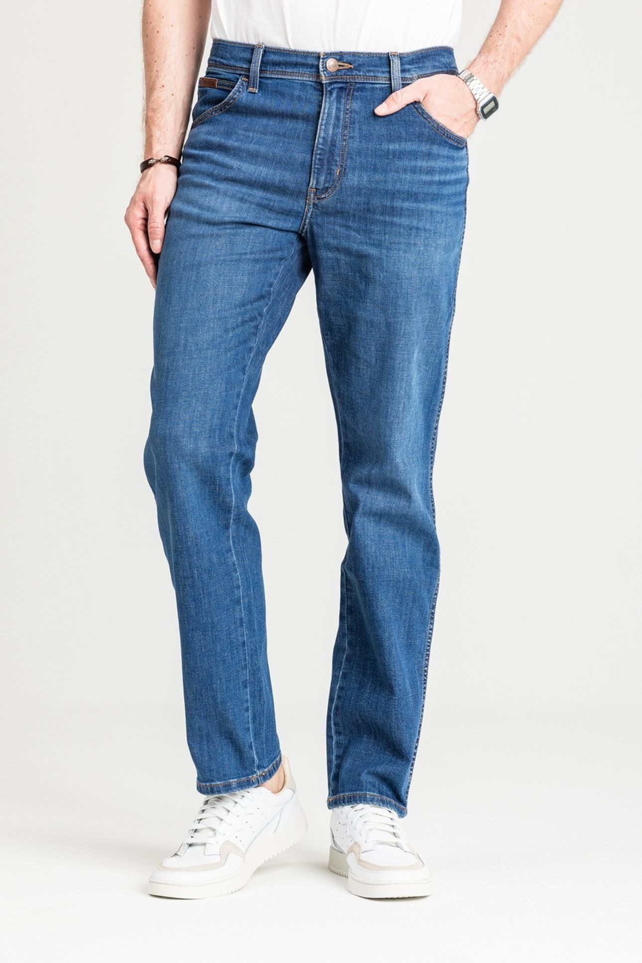 TEXAS MID VISUAL JEANS DENIM BLUE 3