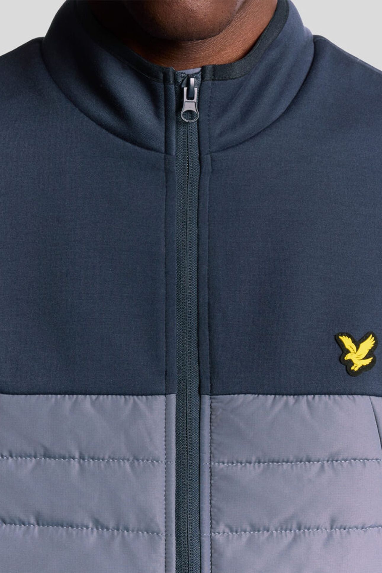SPORTS FLEECE HYBRID GILET TRUE INDIGO/STEEL INDIGO 6