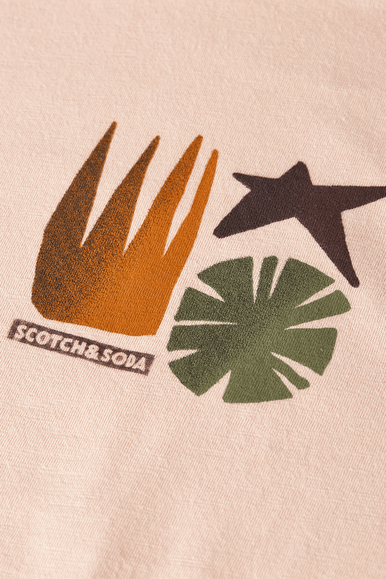 FRONT BACK ARTWORK LOOSE-FIT T-SHIRT ROSE DUST 7