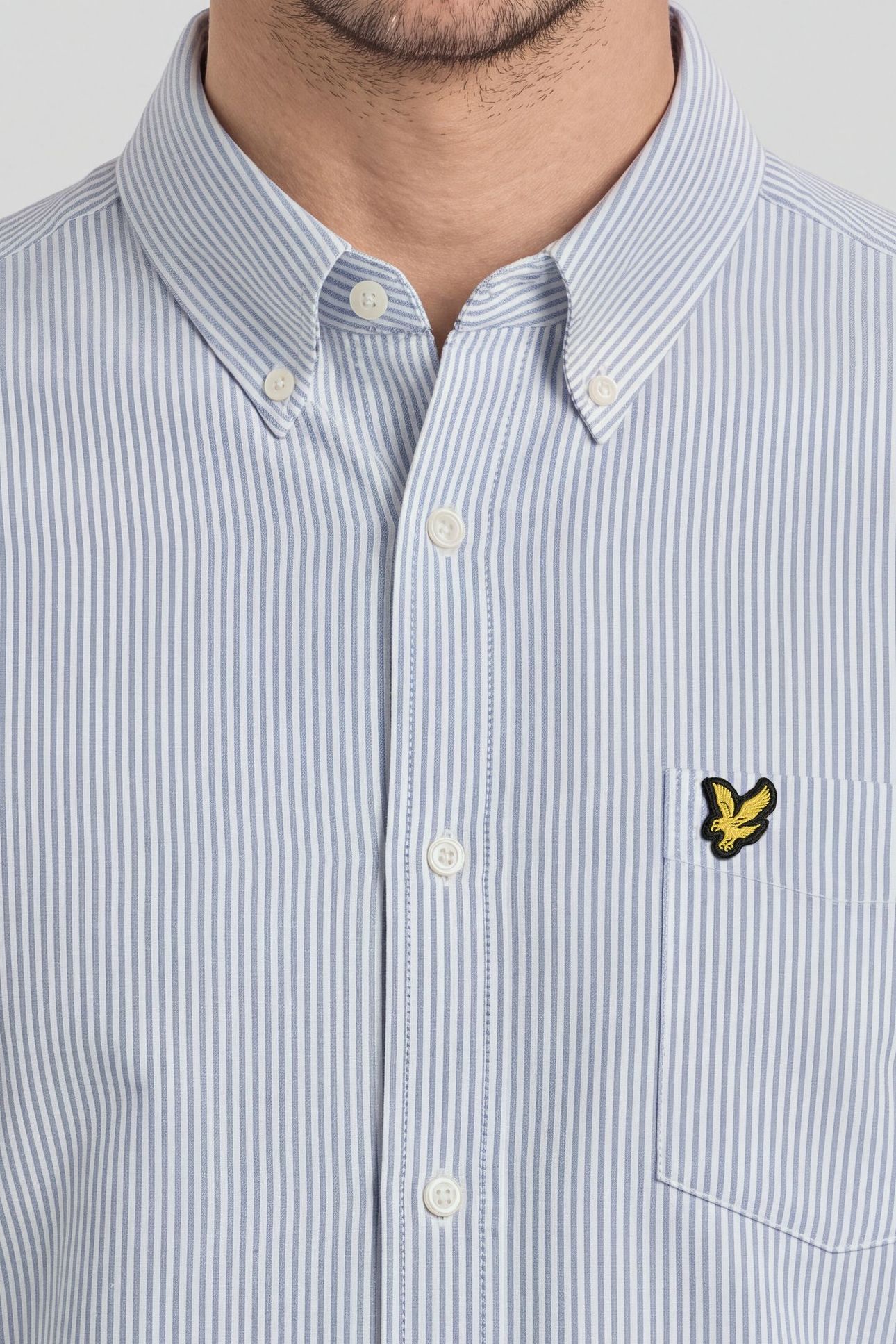 STRIPE OXFORD SHIRT EVERGLADE/WHITE 5