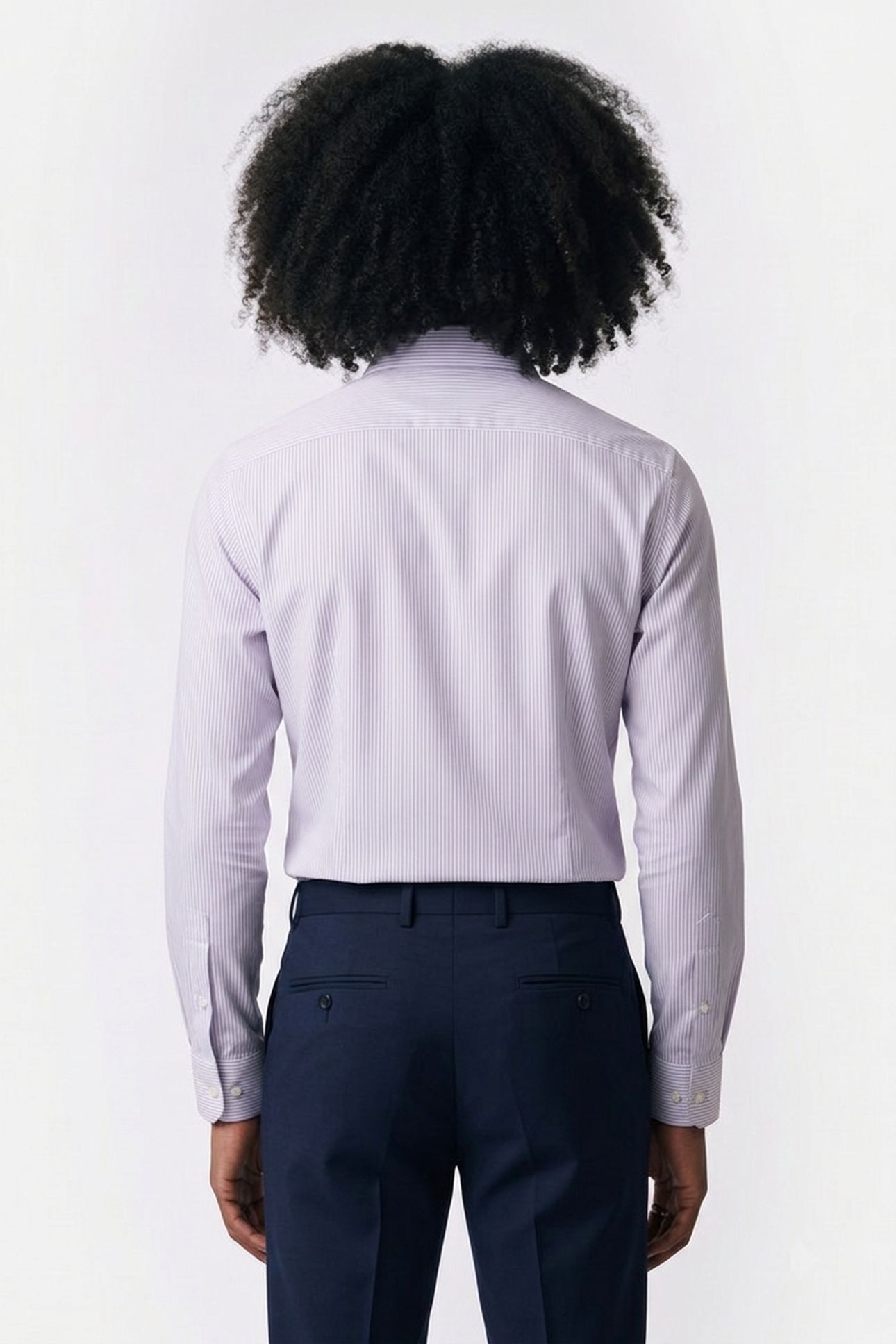 SLIM MID TWILL SHIRT NAVY 2