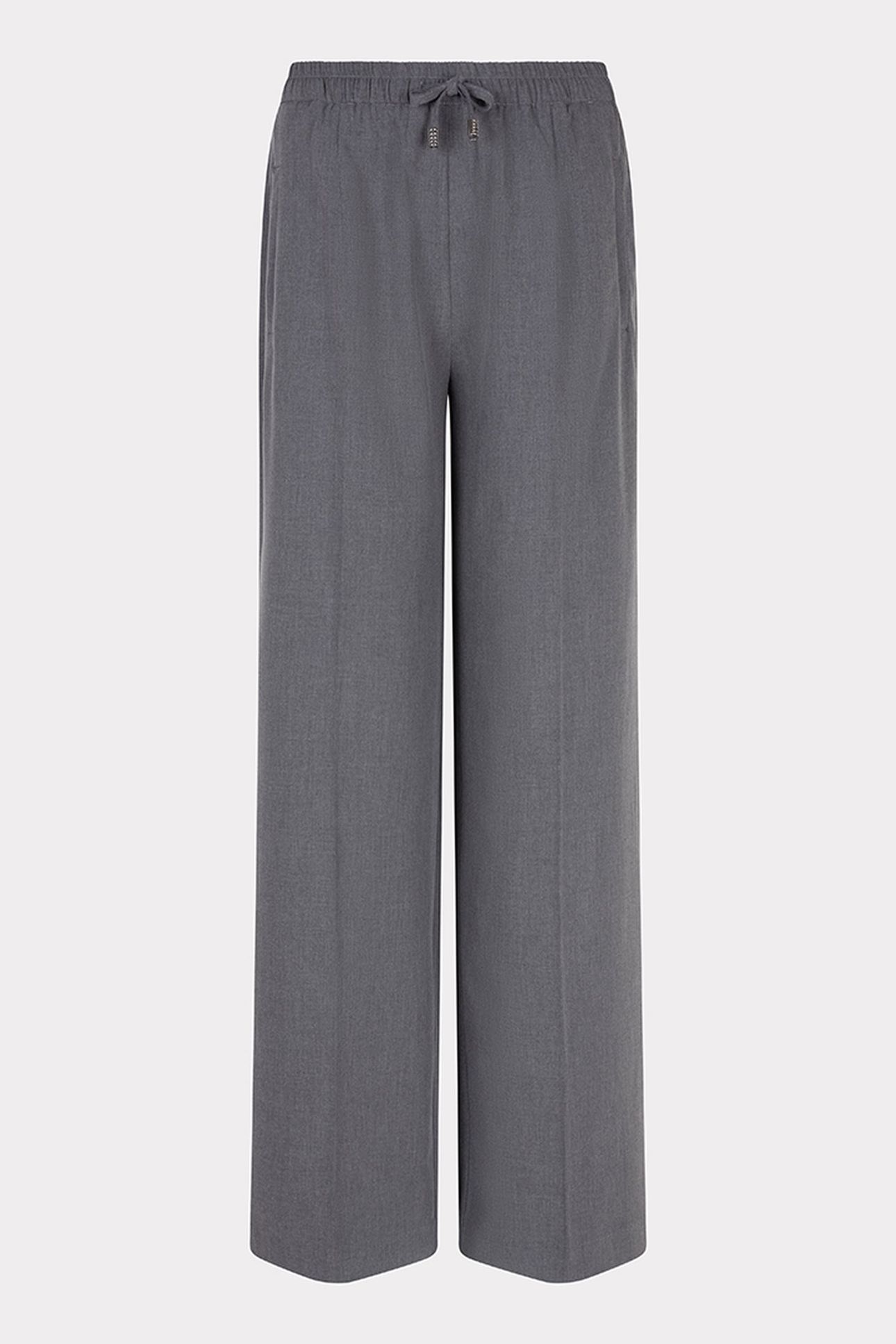 TROUSERS DRAWSTRING MELANGE GREY MELANGE 4