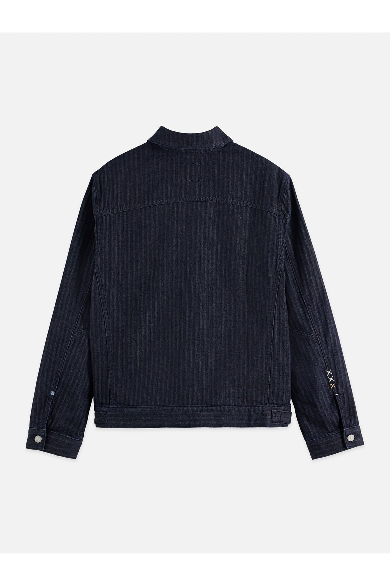 TRUCKER JACKET WITH WESTERN DETAILS NAVY 5