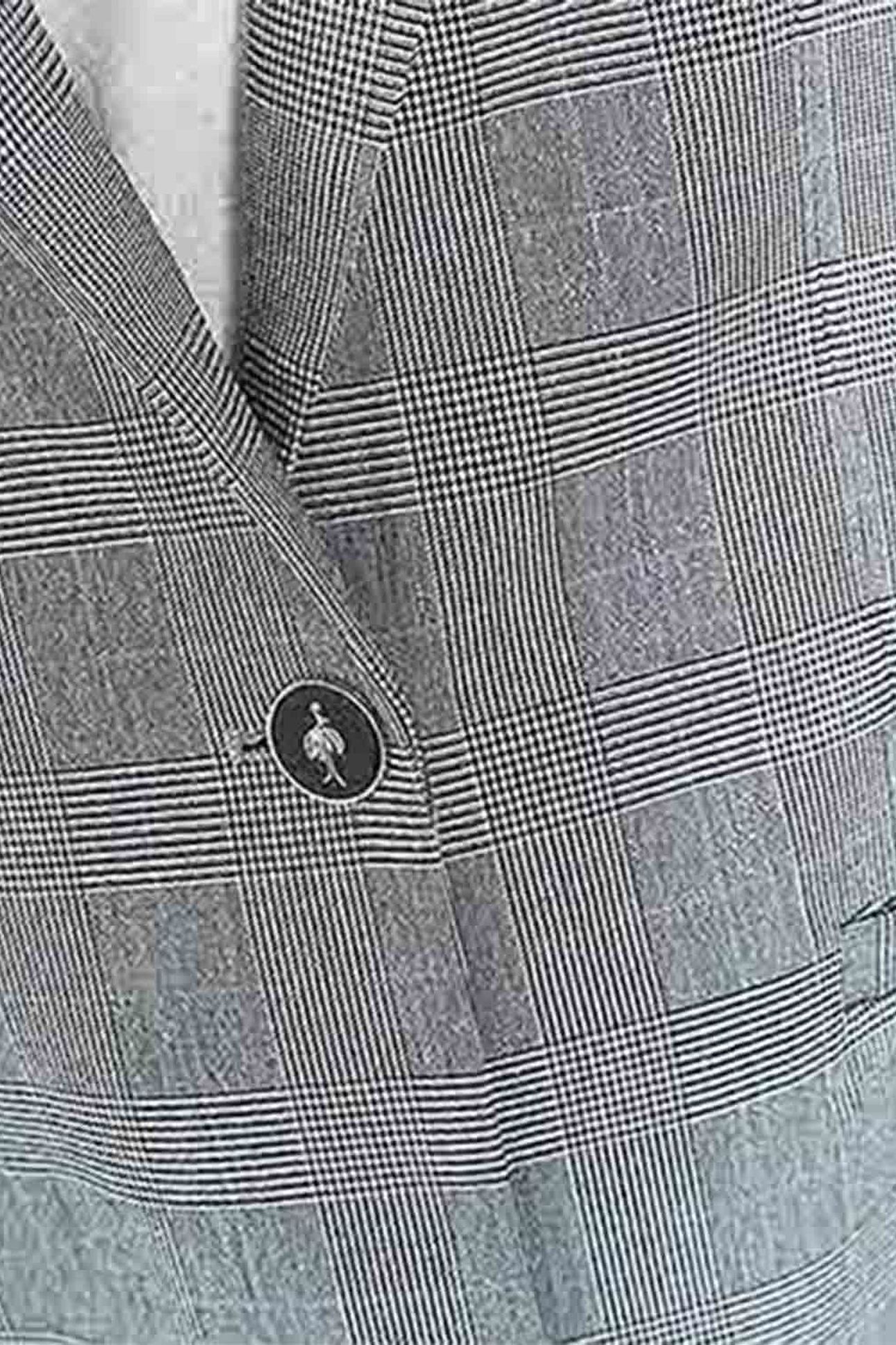 VANCE _ GREY SUIT JACKET WITH PRINCE_DE_GALLES PATTERN 8