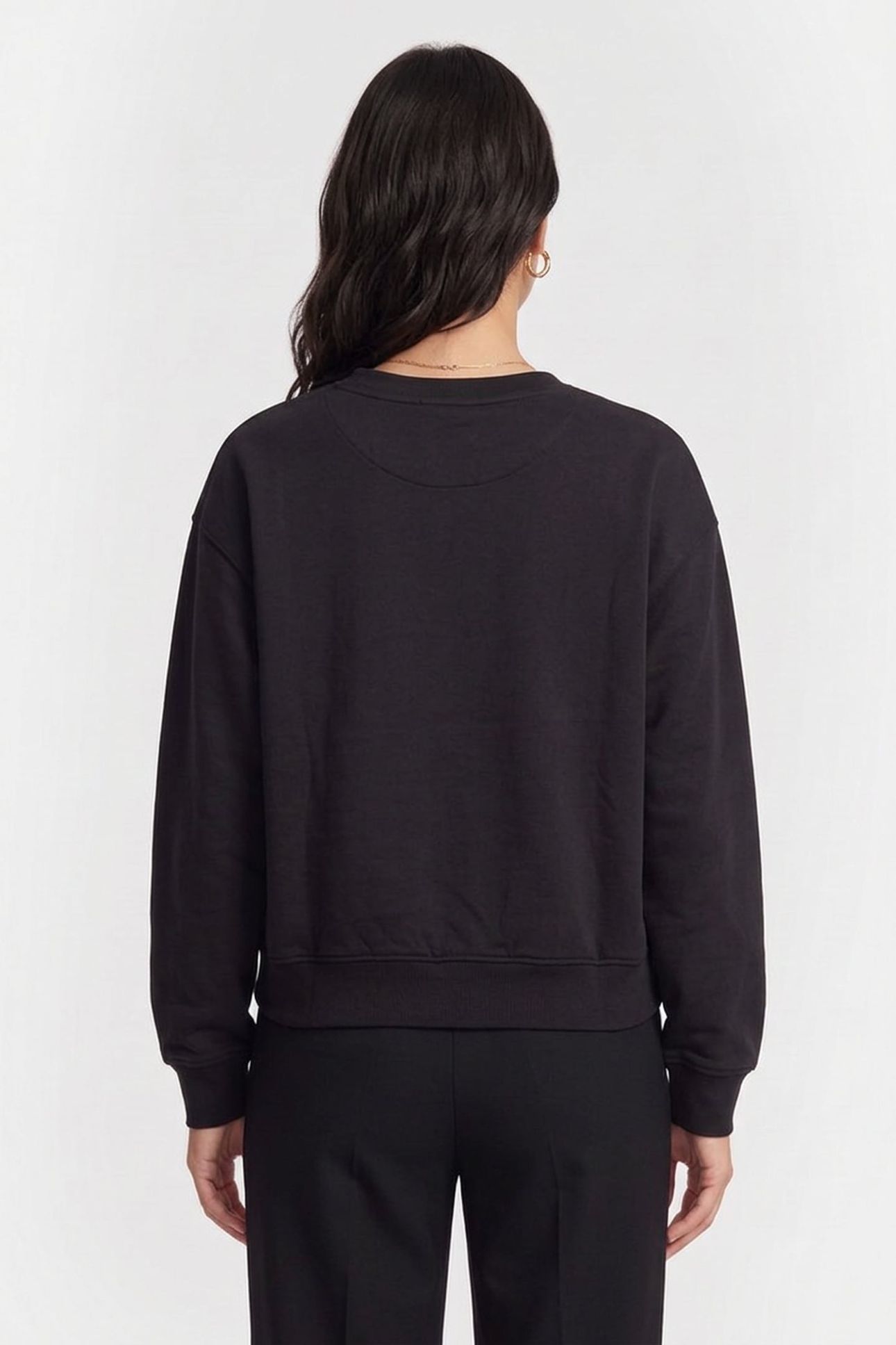 CLASSIC FOIL CREWNECK BLACK 2