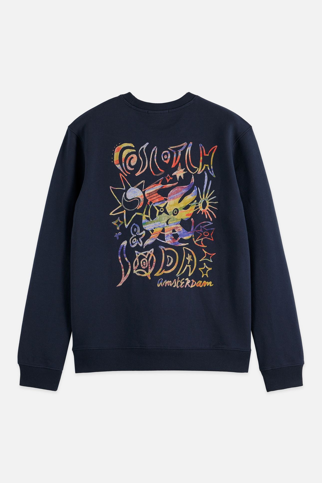 FRONT AND BACK ARTWORK REGULAR-FIT SWEATSHIRT DARK GREY 5