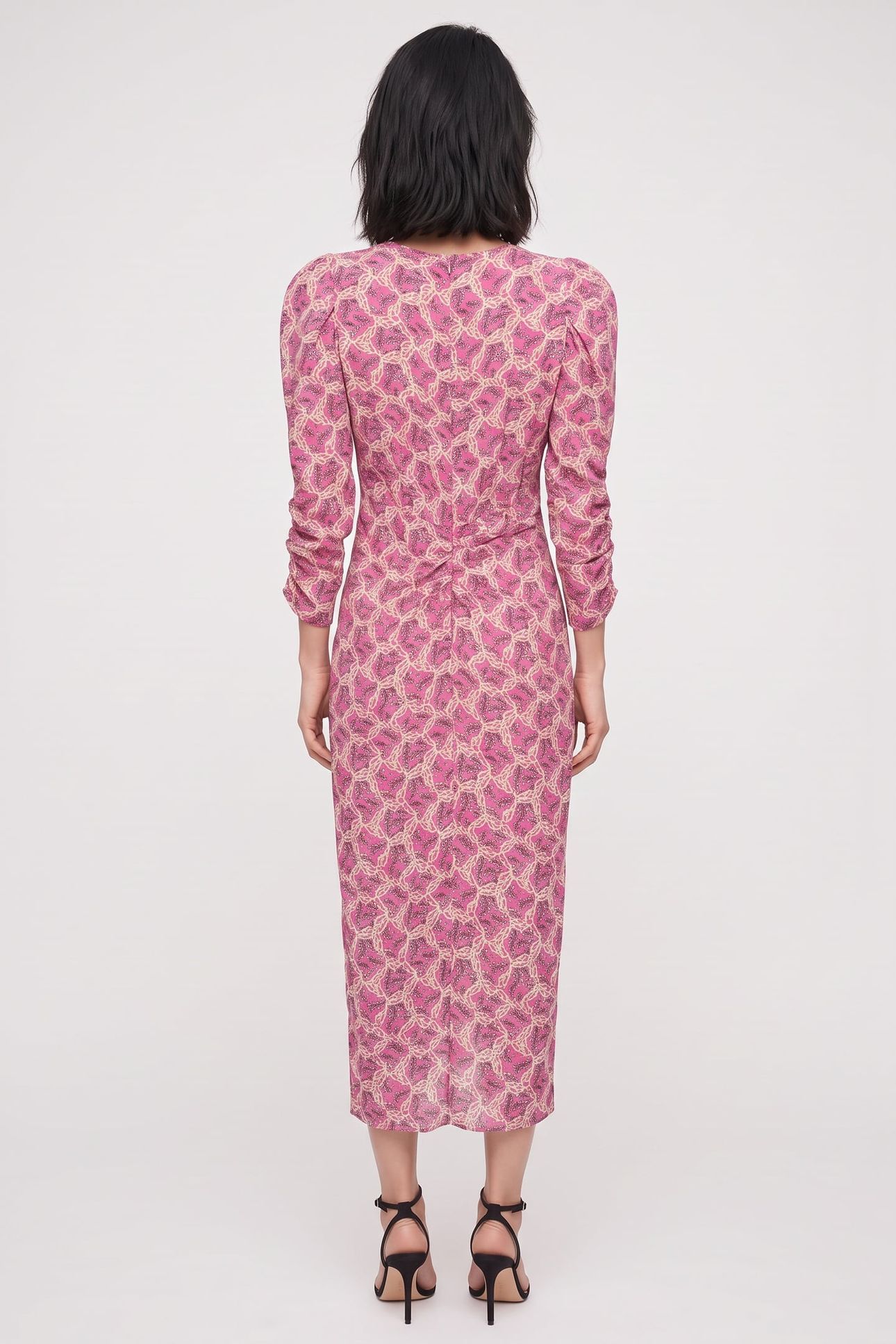 ALBINI DRESS FUCHSIA 2