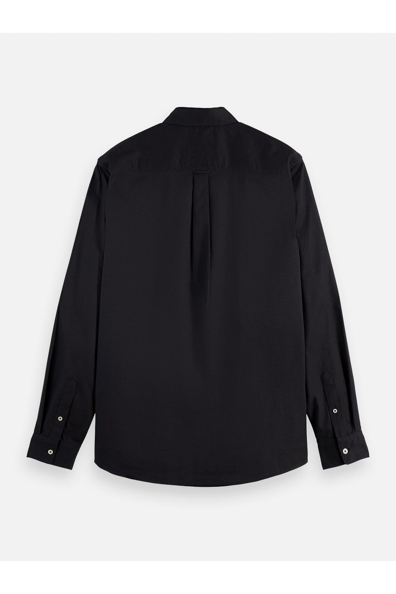OXFORD SOLID REGULAR-FIT SHIRT BLACK 5