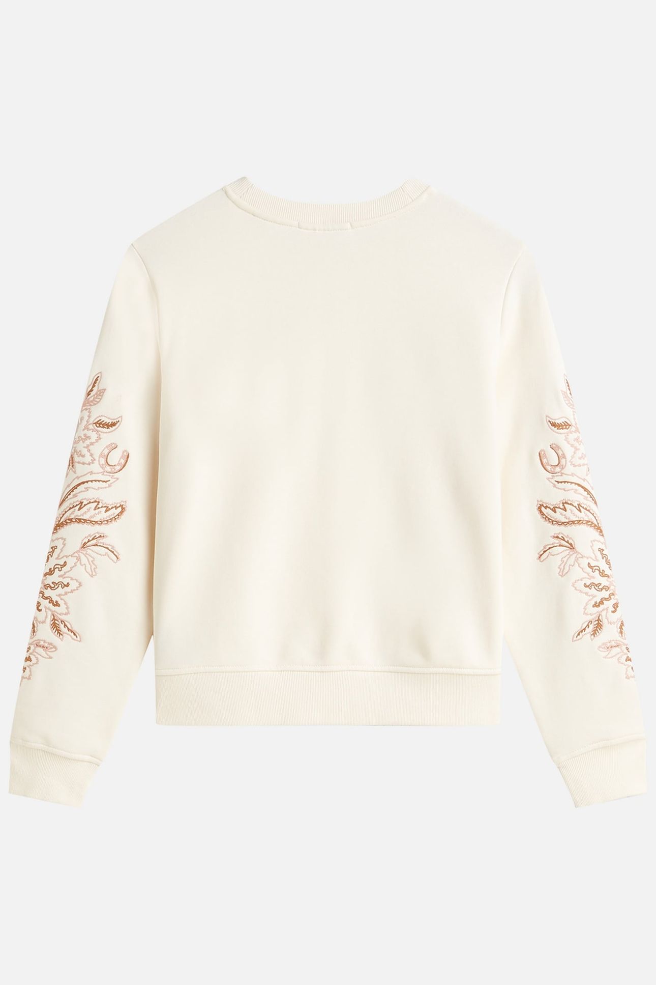 EMBROIDERED REGULAR-FIT SWEATSHIRT EGGNOG 4
