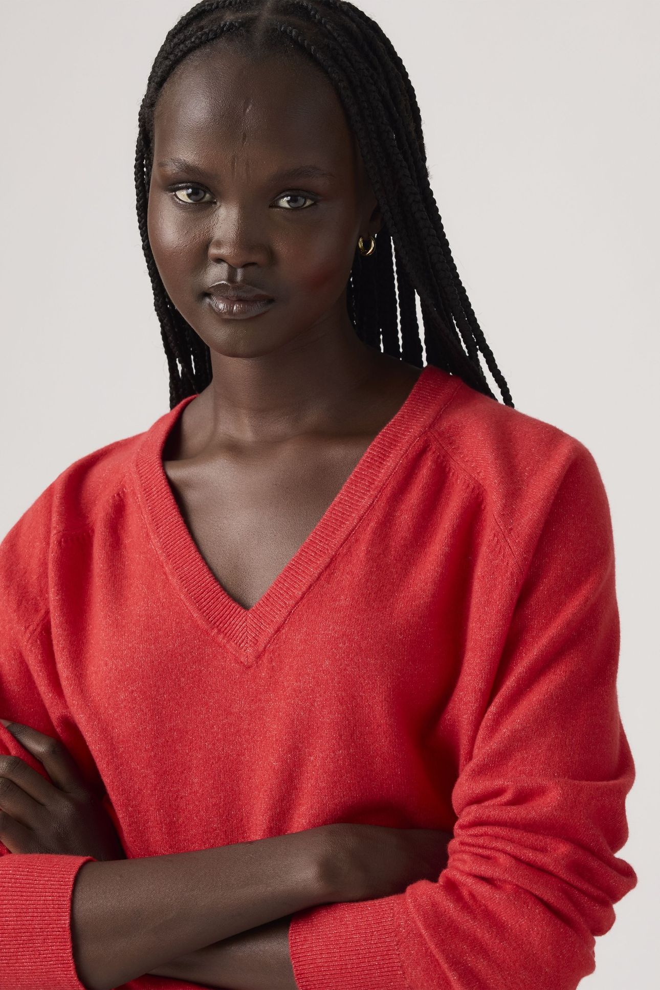 SUPERSOFT V-NECK PULLOVER SWEATER 5