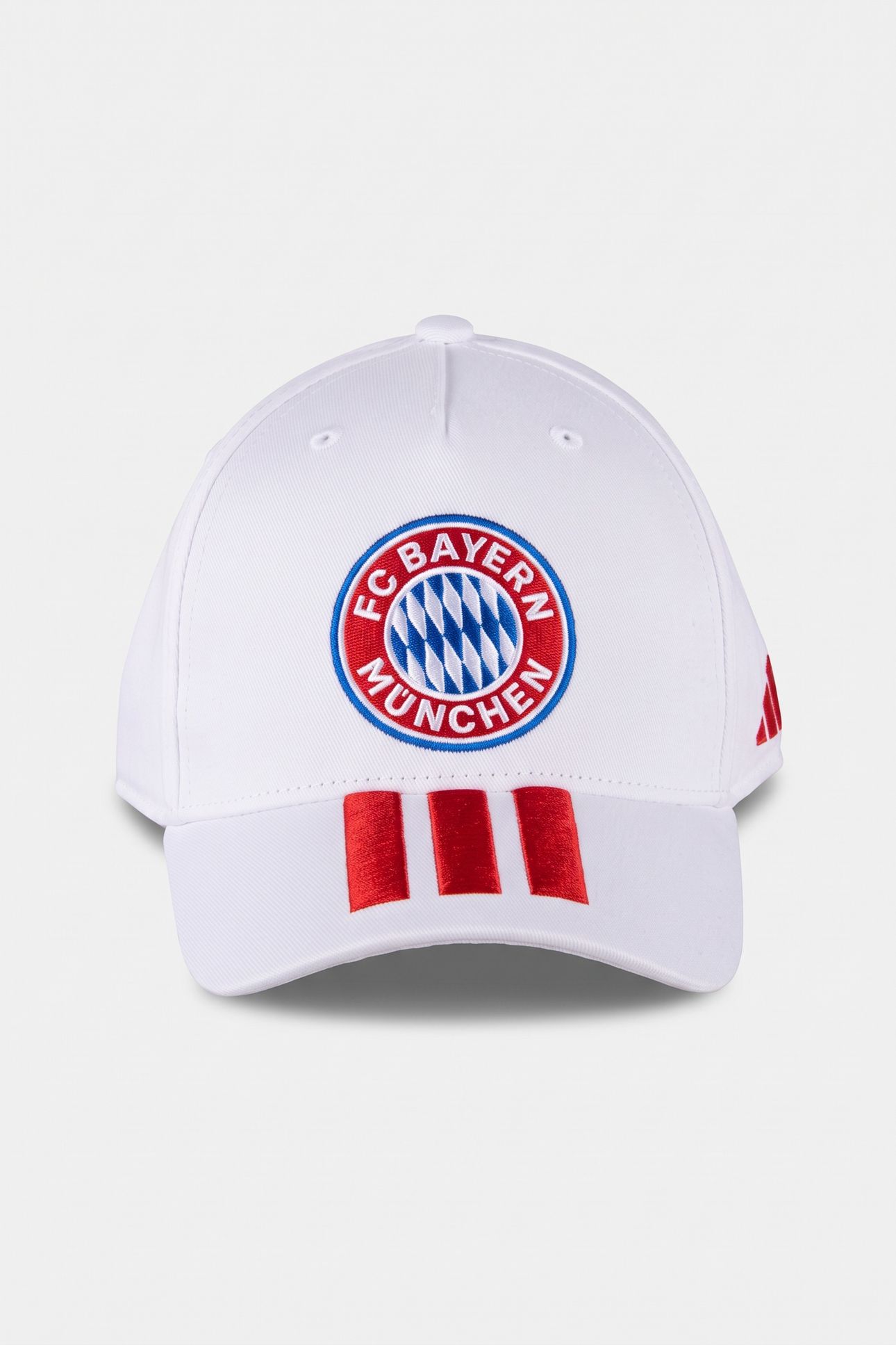 UNISEX FC BAYERN MUNICH KIDS CAP WHITE/BETTER SCARLET 3