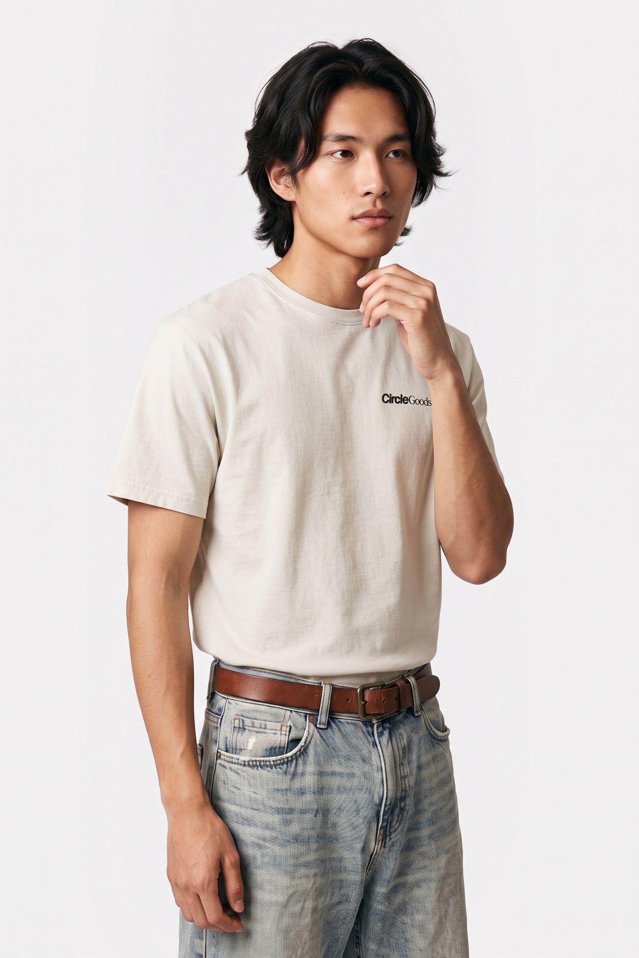 LUKE TEE ANTIQUE WHITE 2