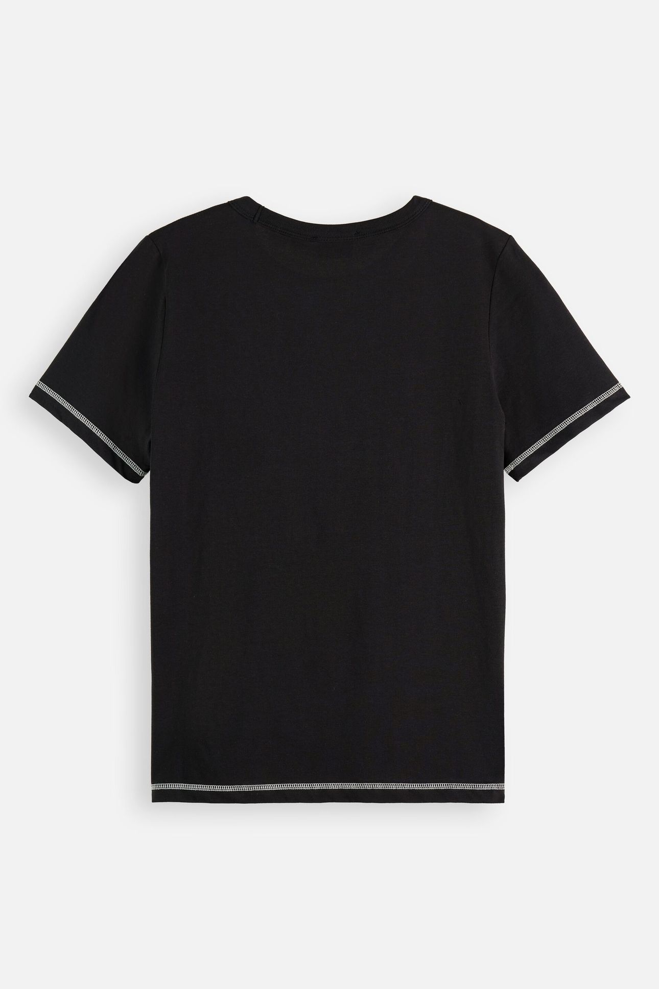 FLATLOCK ARTWORK REGULAR FIT T-SHIRT BLACK 2