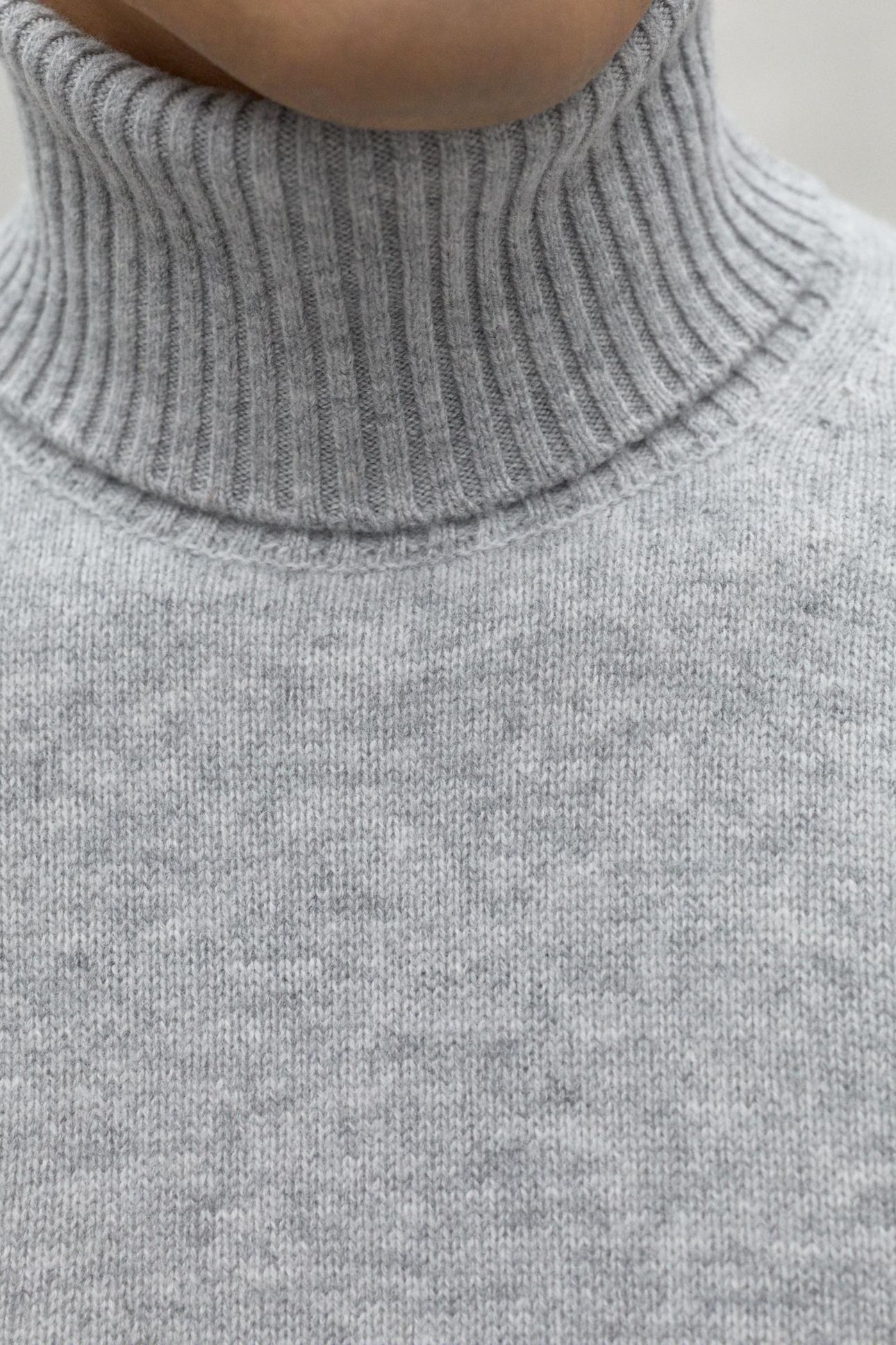 BRUNALF KNIT LIGHT GREY MELANGE 4