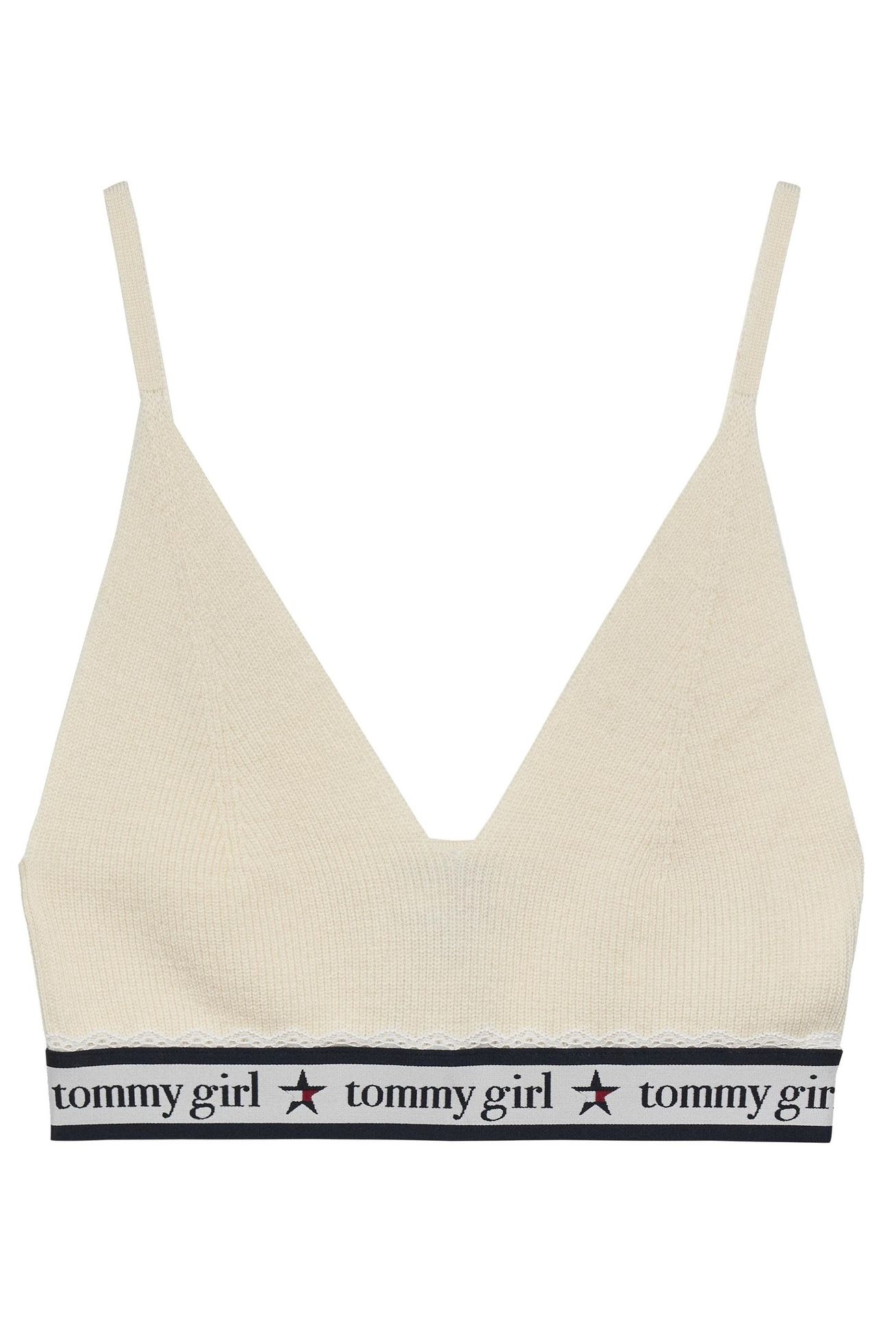 TG KNITTED WOOL BRA CREAMY WHITE 1