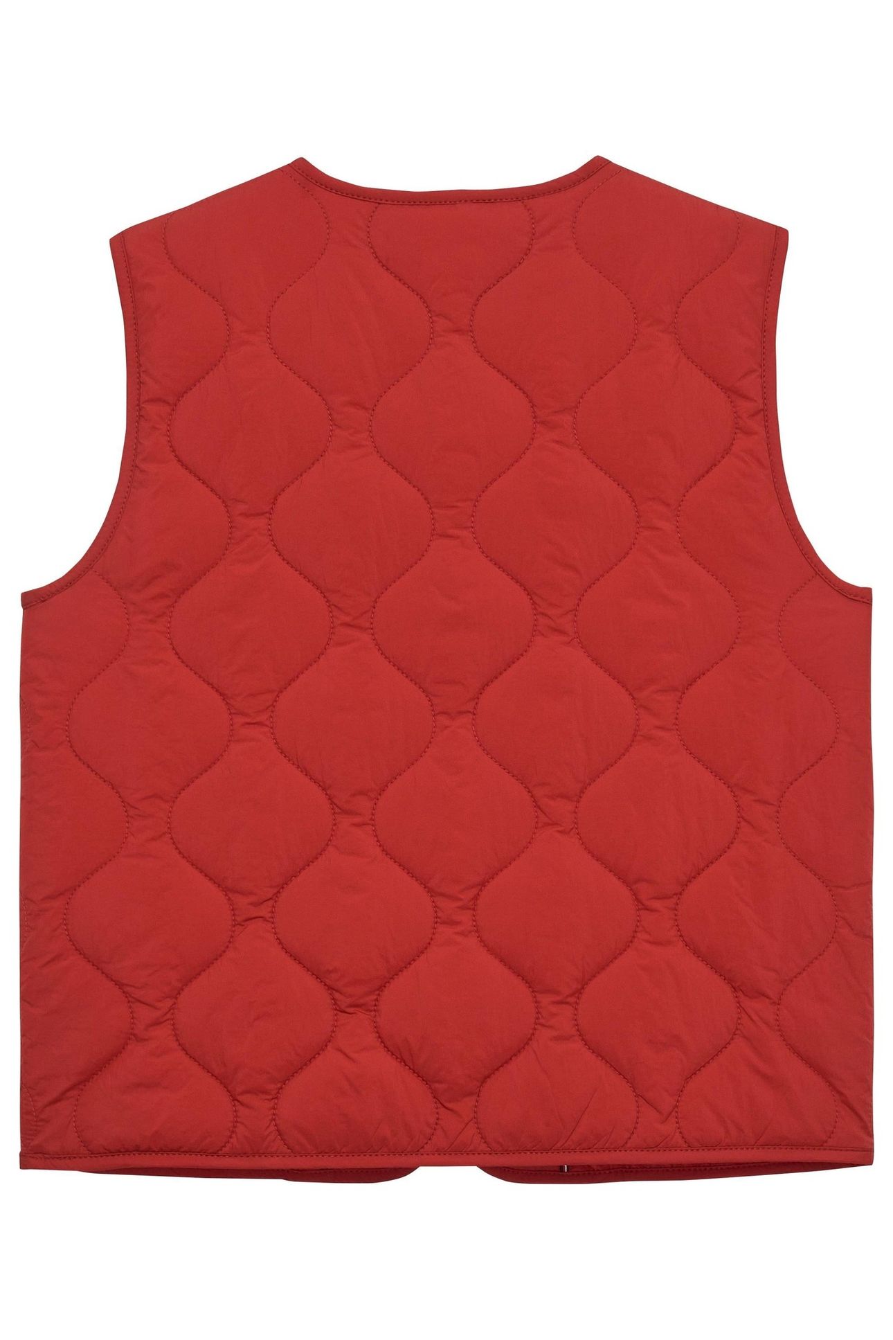 UNISEX QUILTED LIGHTWEIGHT TERRACOTTA RED 3