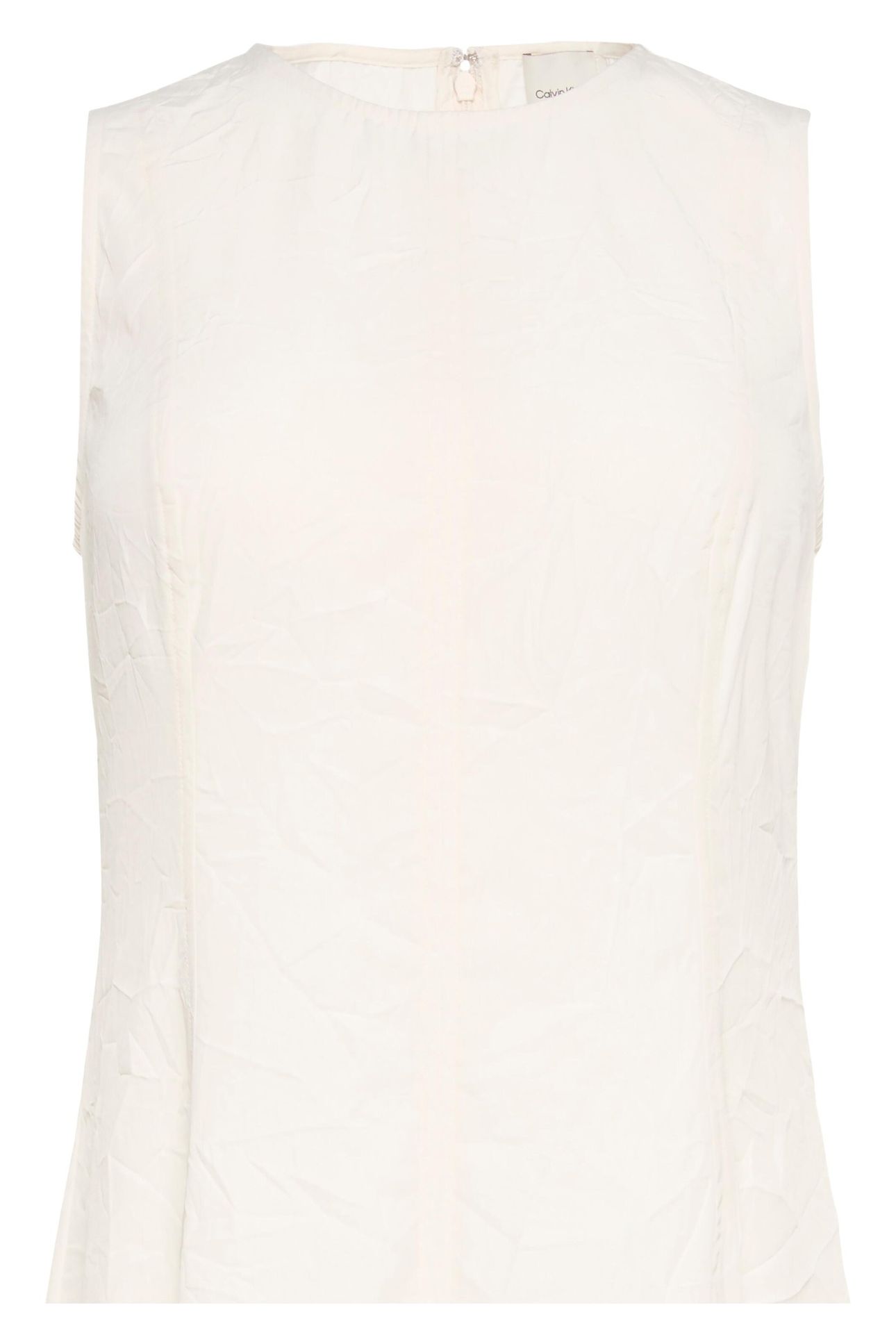 LINEN PANEL SL MIDI DRESS WHITE SAND 3