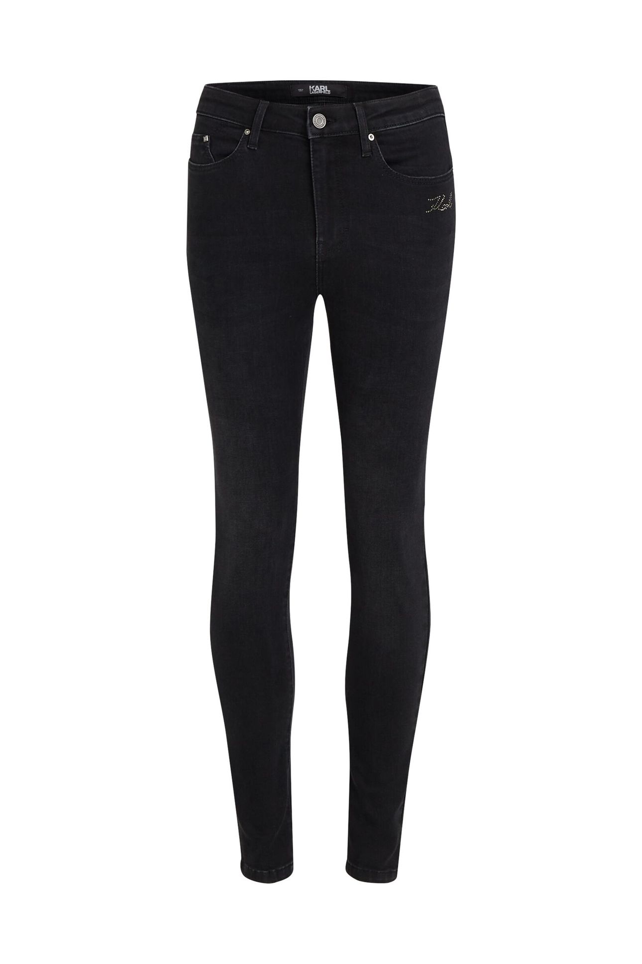 SKINNY DENIM PANTS BLACK DENIM 1