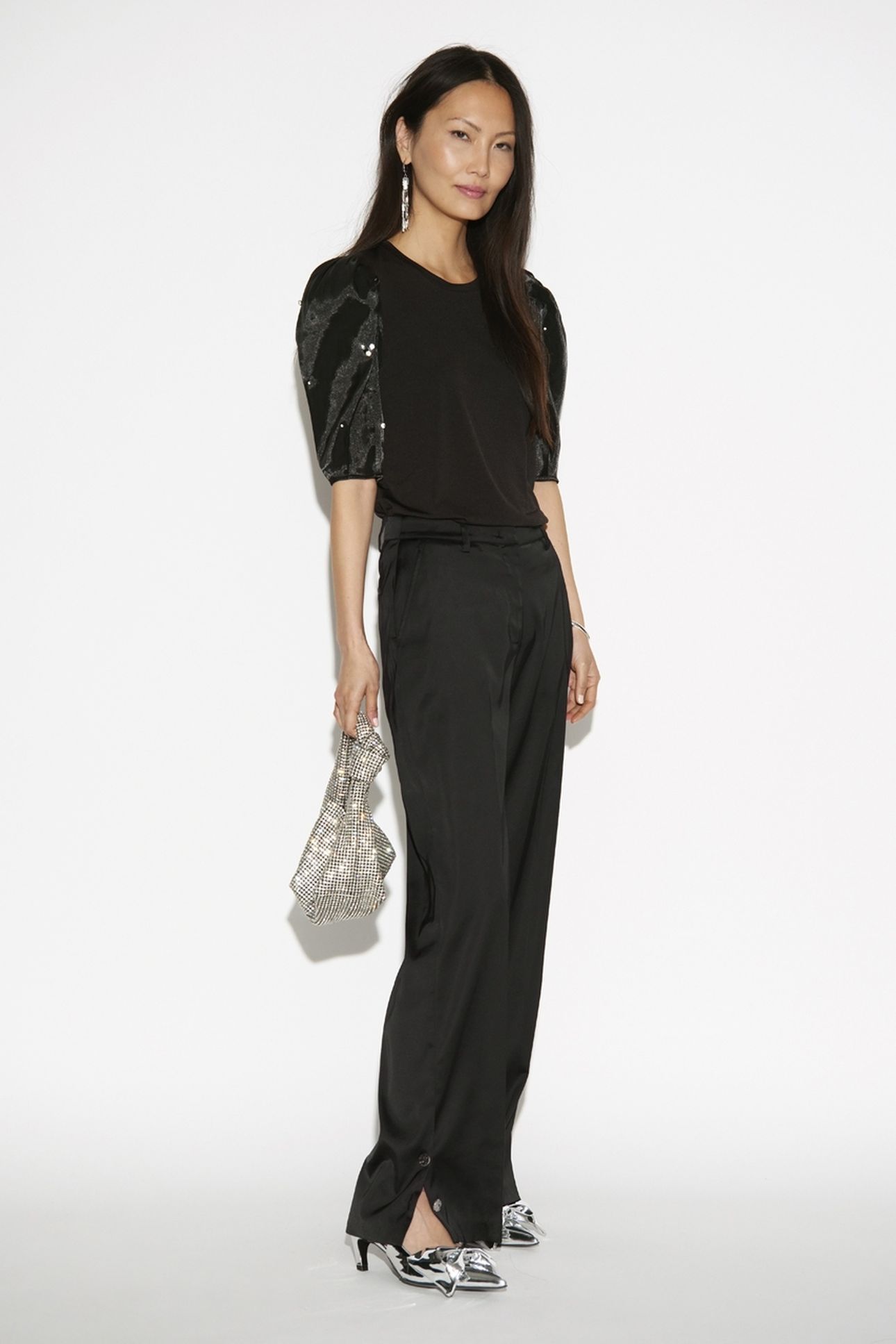 MIGNON EMBELISHED TOP RAVEN 2