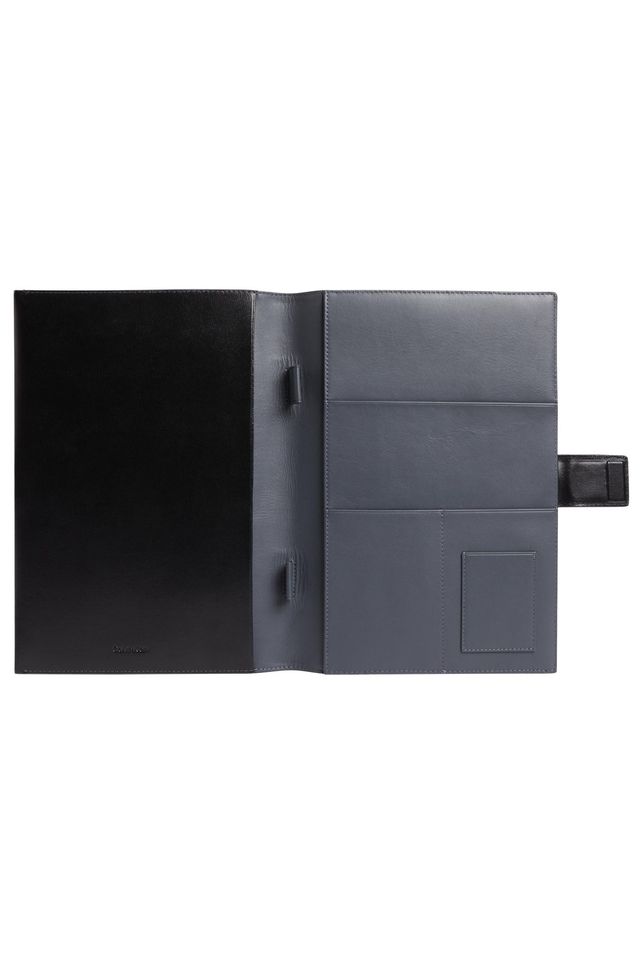 CLEAN ESSENTIAL DOCUMENT BLACK PALMELLATO LEATHER 3