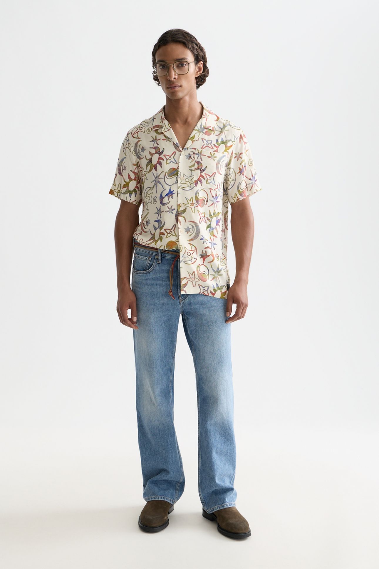 THE BEAT 70S INSPIRED BOOTCUT NAVY 3