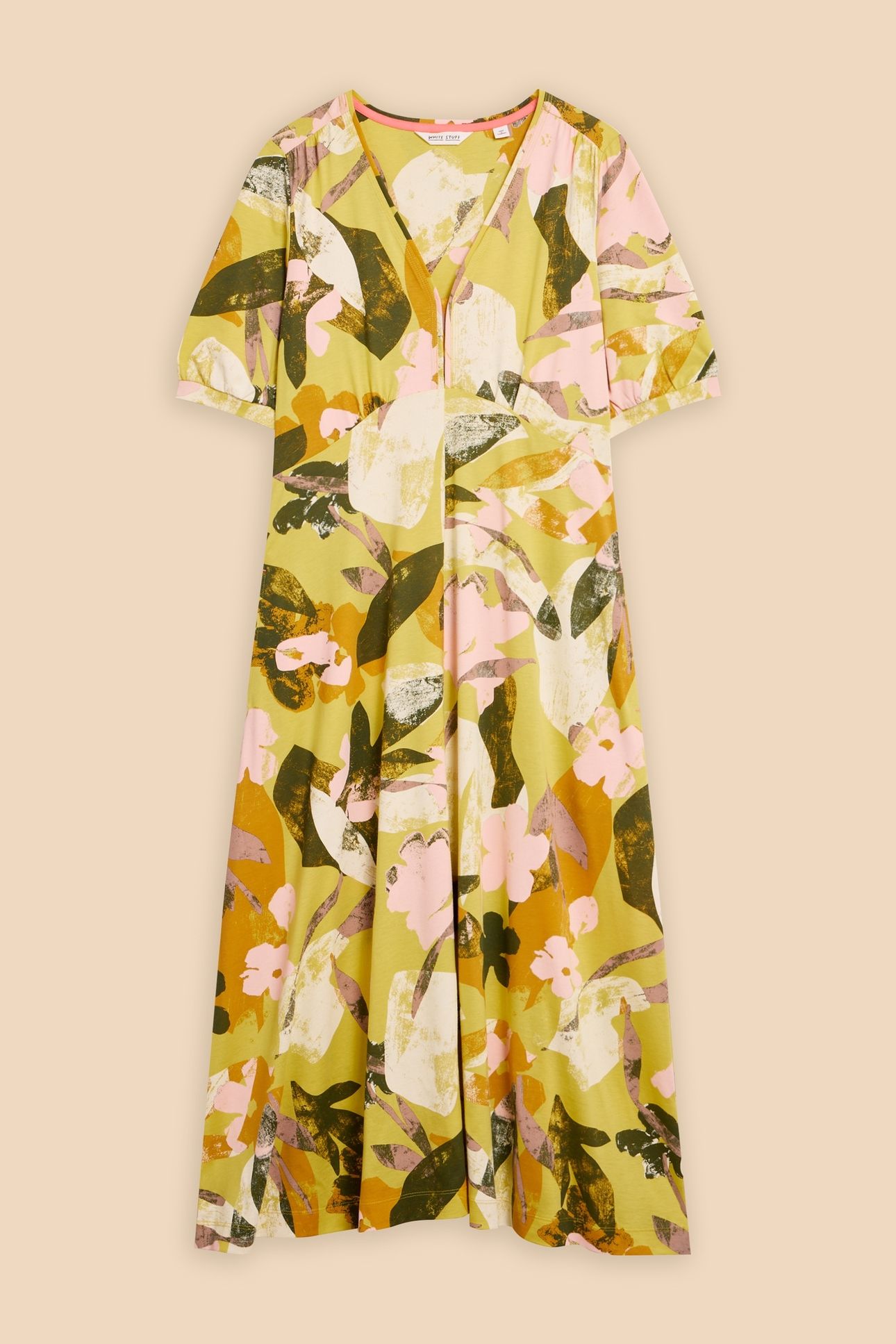 MEGAN JERSEY DRESS YELLOW PR 4