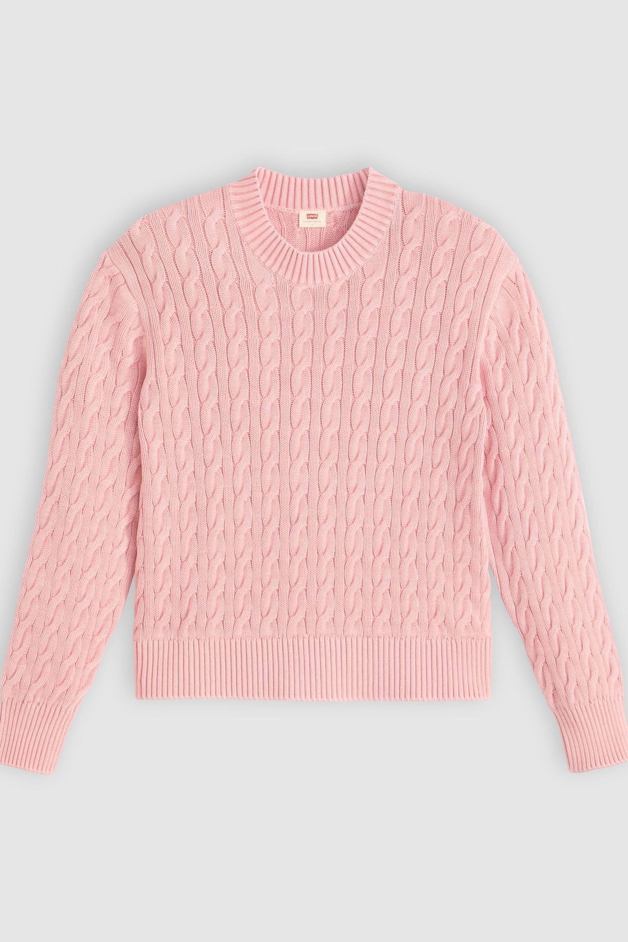 BOYFRIEND CABLE CREWNECK PULLOVER 4