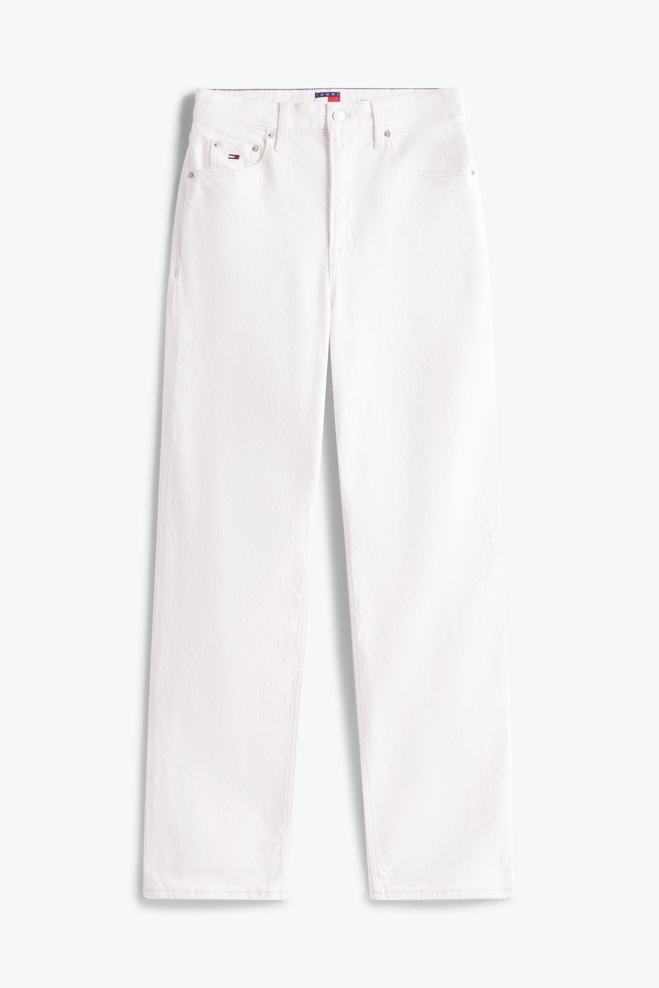LAYLA HIGH RISE SLIM STRAIGHT BI DENIM WHITE 8