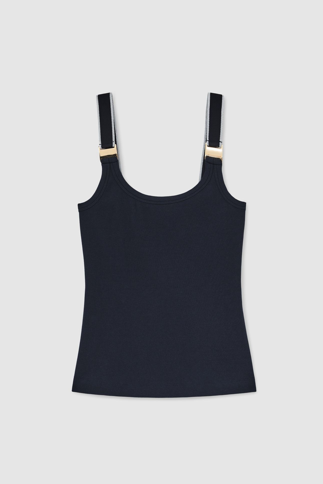 HARDWEAR DETAIL VEST NAVY/WHITE 4