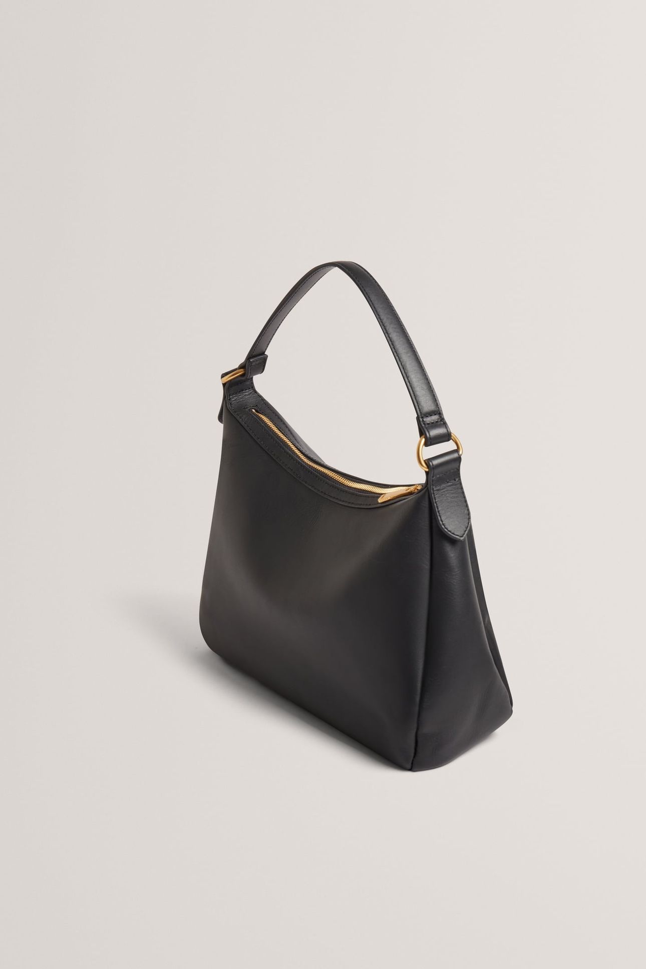 WEBBING SLOUCHY HOBO BAG BLACK 2