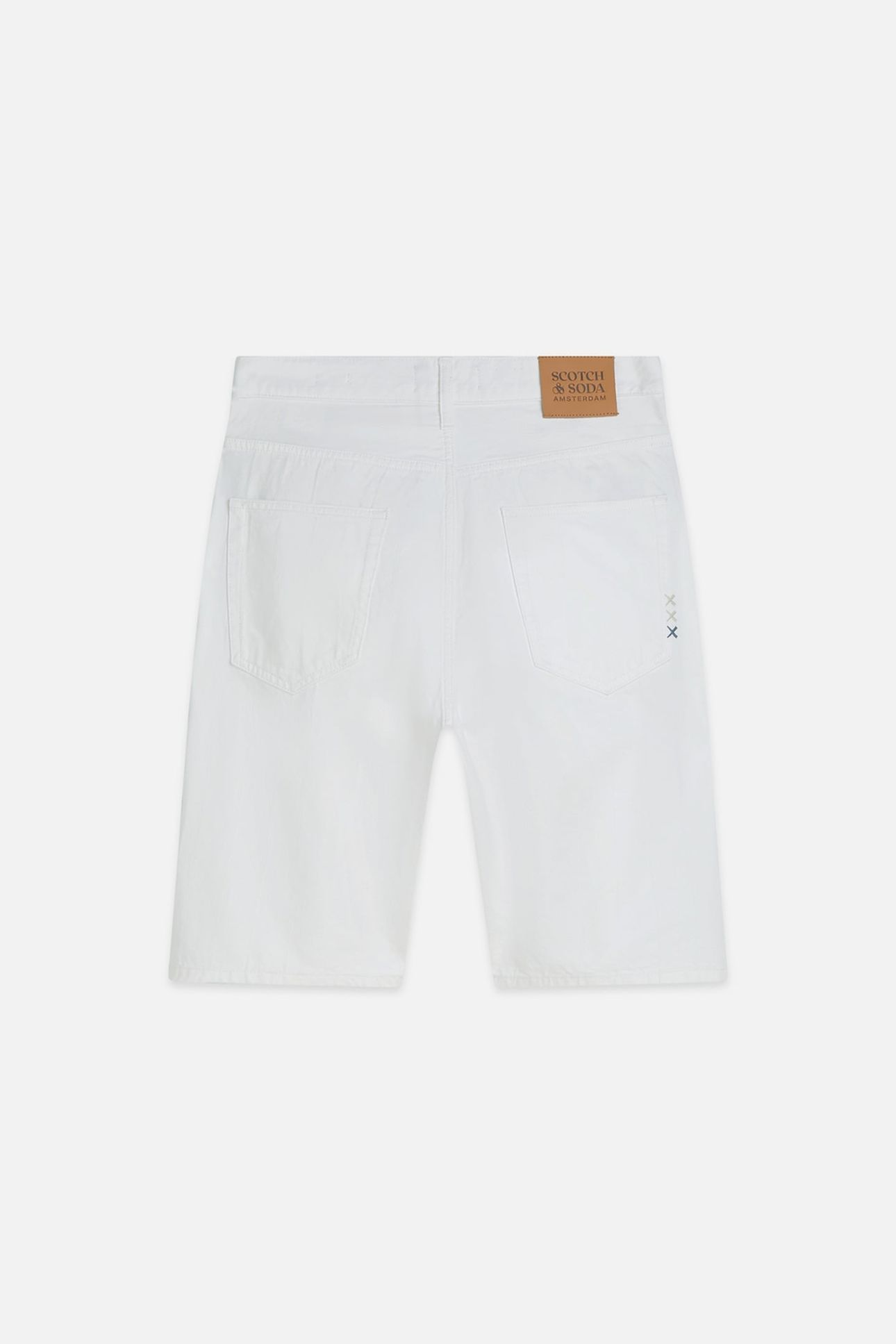 THE PITCH LOOSEFIT JEANS SHORT WHITE/PASTEL 2